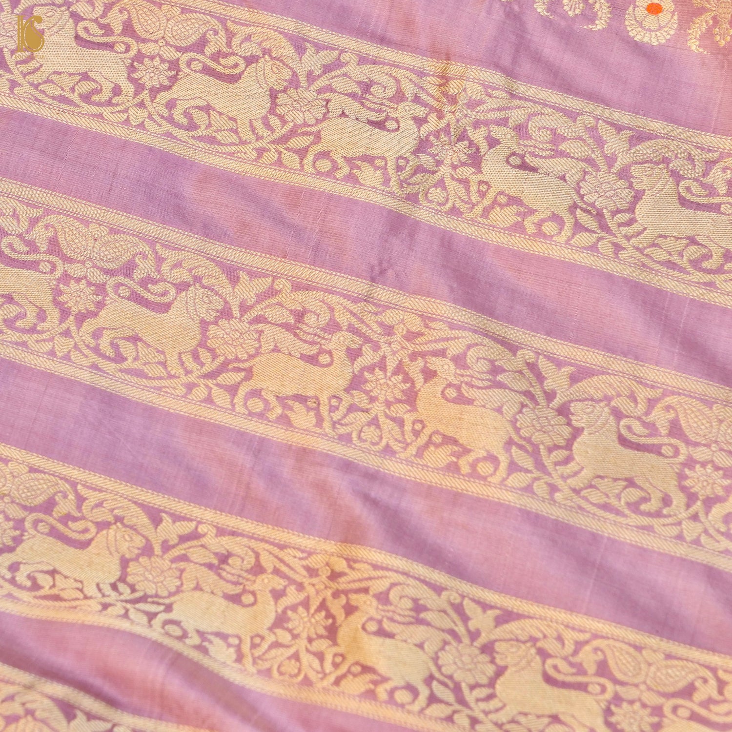 Handloom Banarasi Katan Silk Kalidar Elephant Lehenga