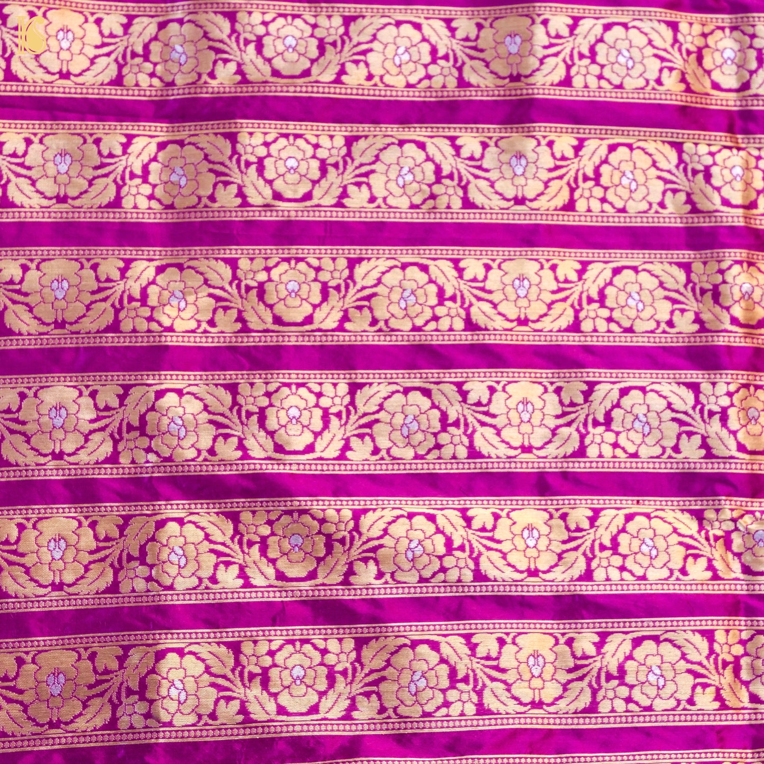 Handloom Banarasi Katan Silk Kalidar Peacock Lehenga
