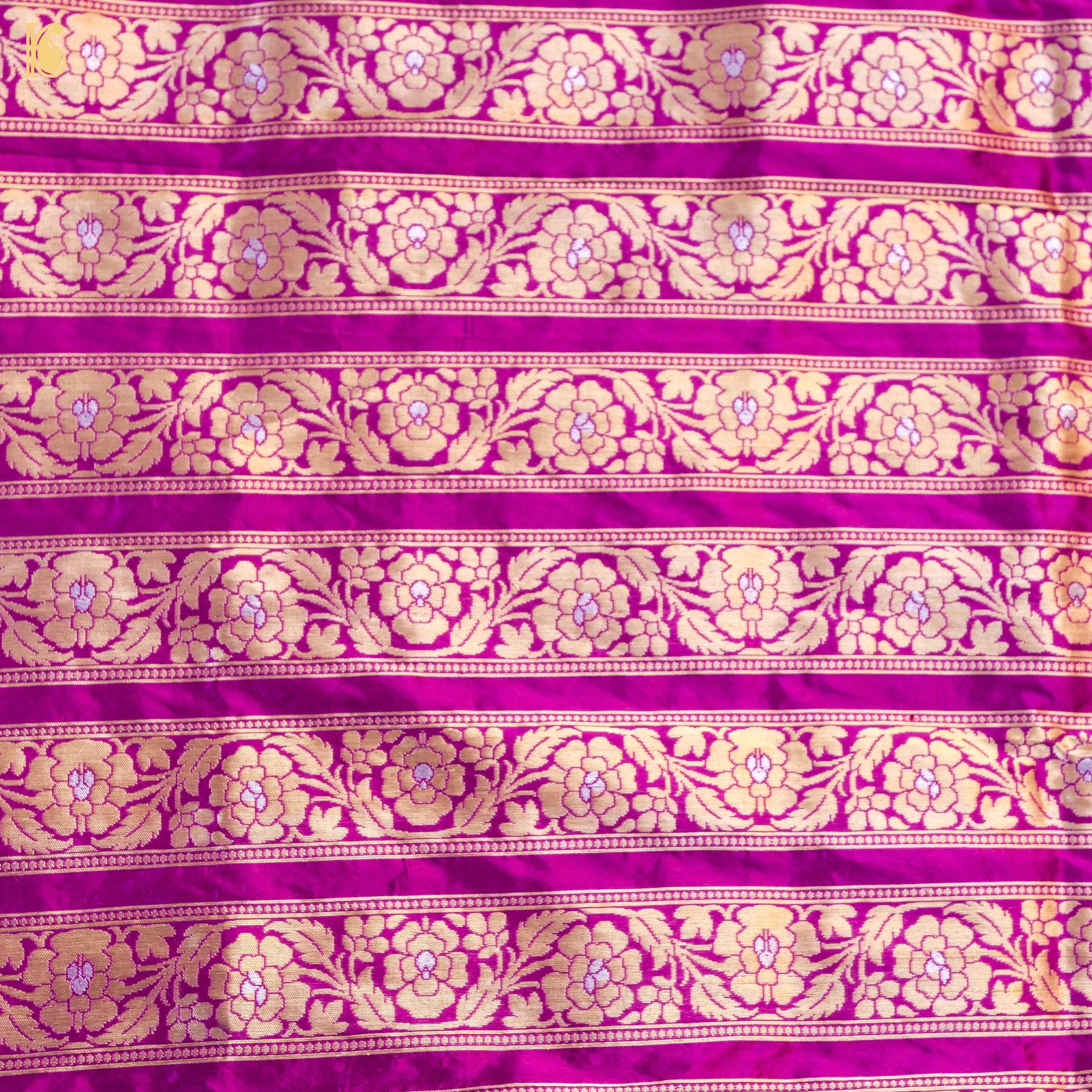 Handloom Banarasi Katan Silk Kalidar Peacock Lehenga