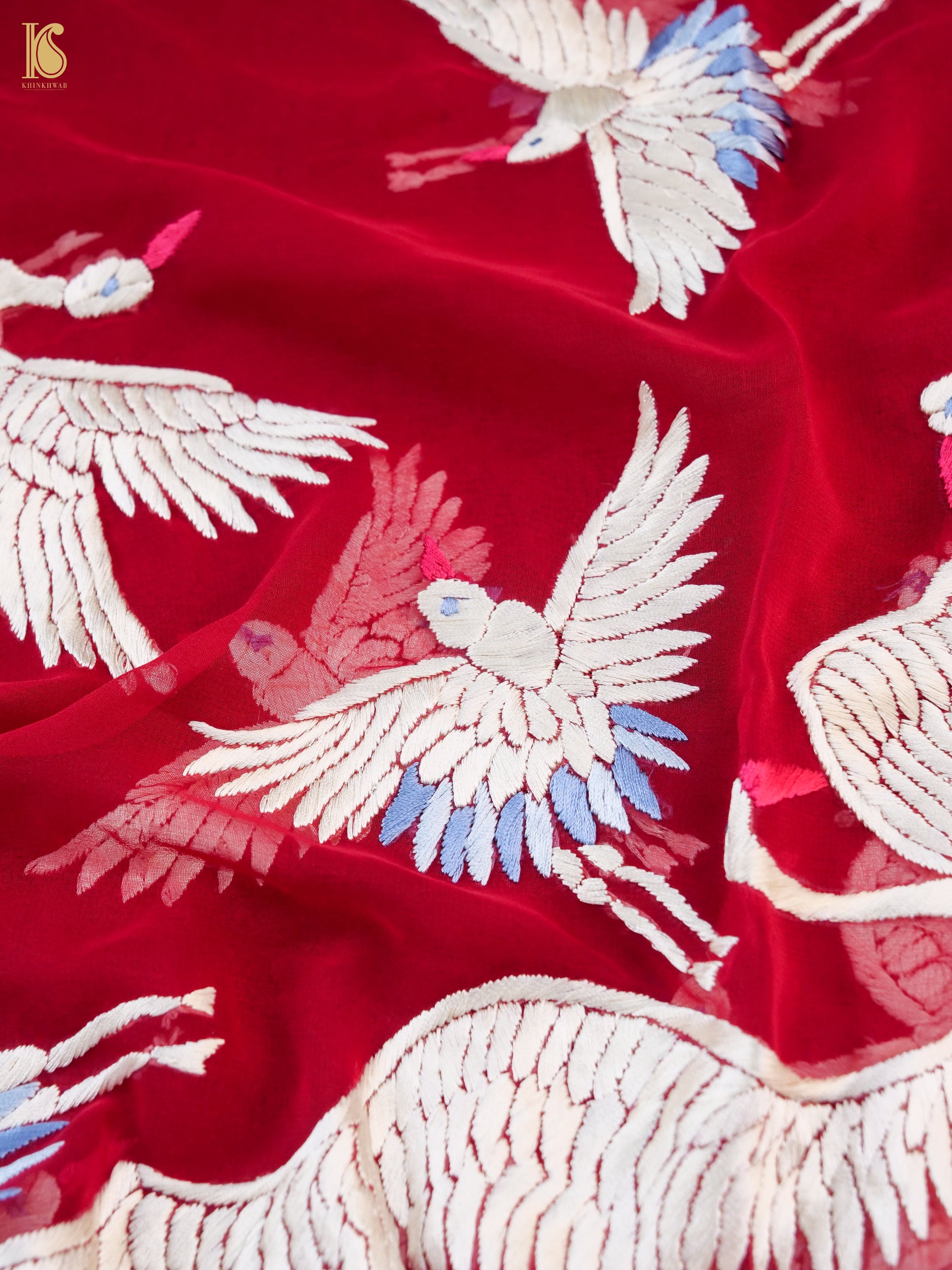 Parsi Gara Pure Georgette Dupatta