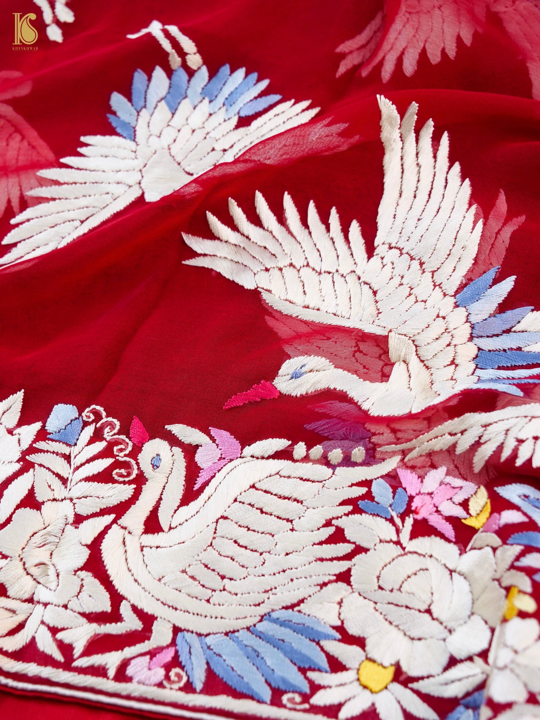 Parsi Gara Pure Georgette Dupatta
