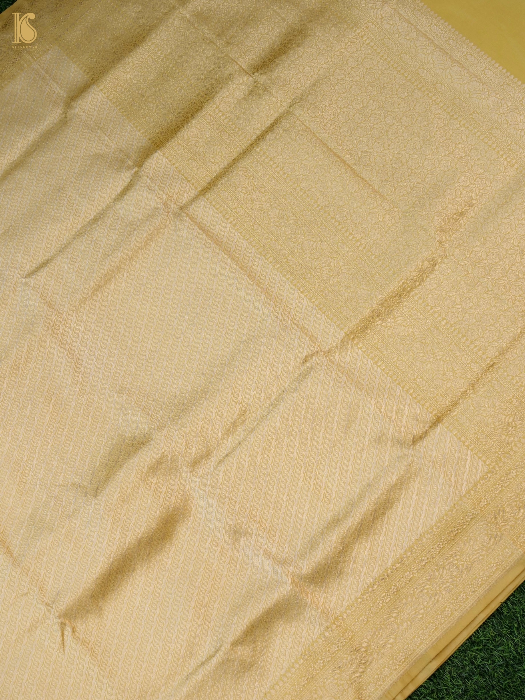 Handloom Banarasi Silk Zari Tanchoi Saree