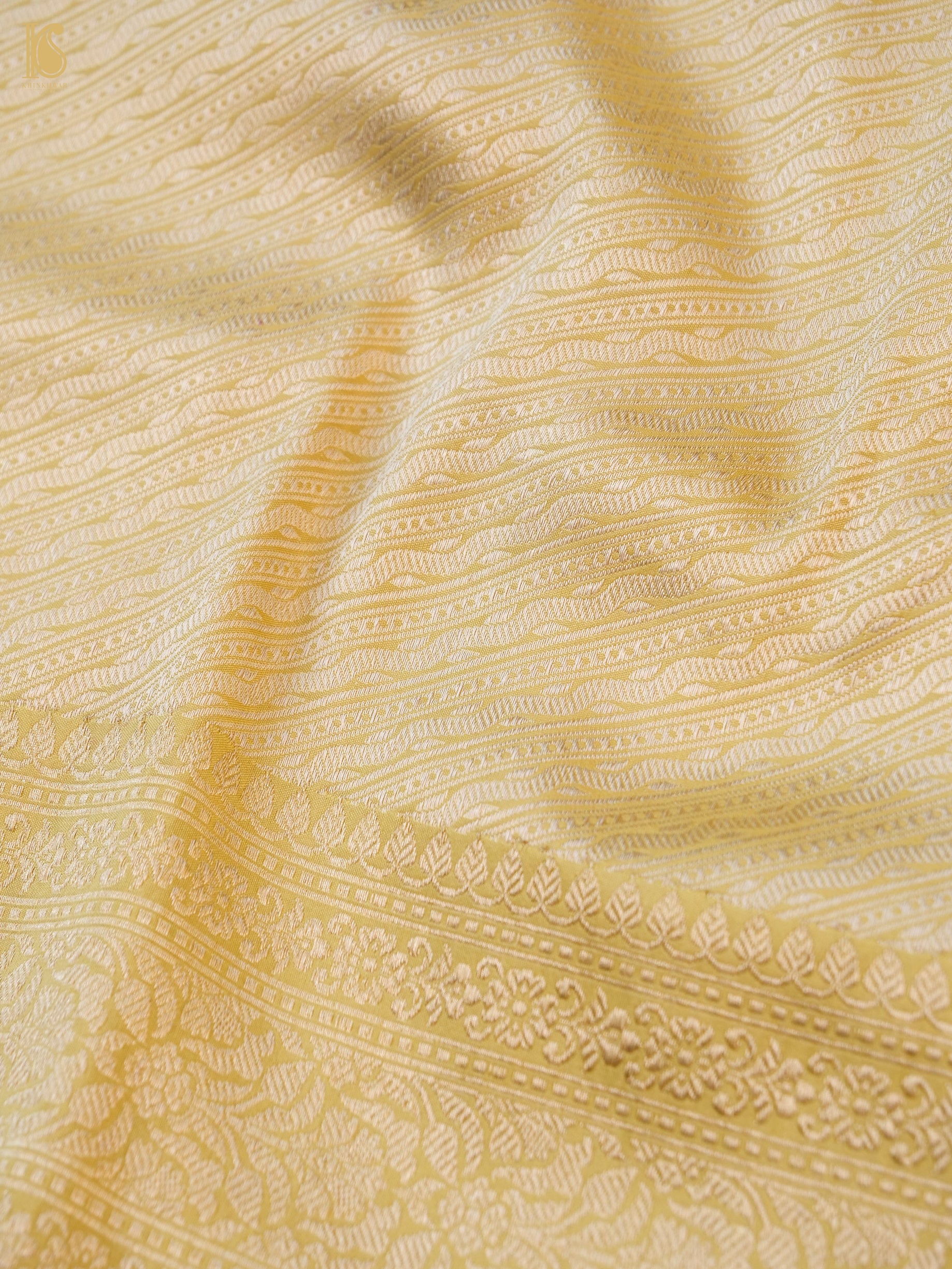 Handloom Banarasi Silk Zari Tanchoi Saree