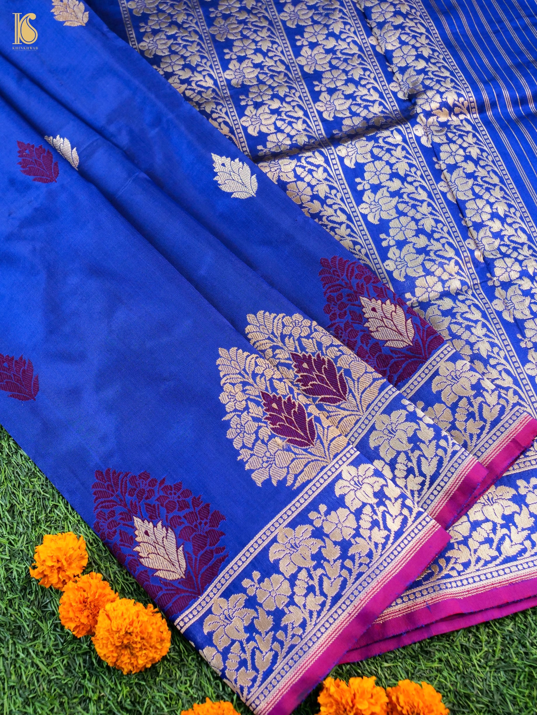 Handloom Banarasi Katan Silk Kadwa Saree