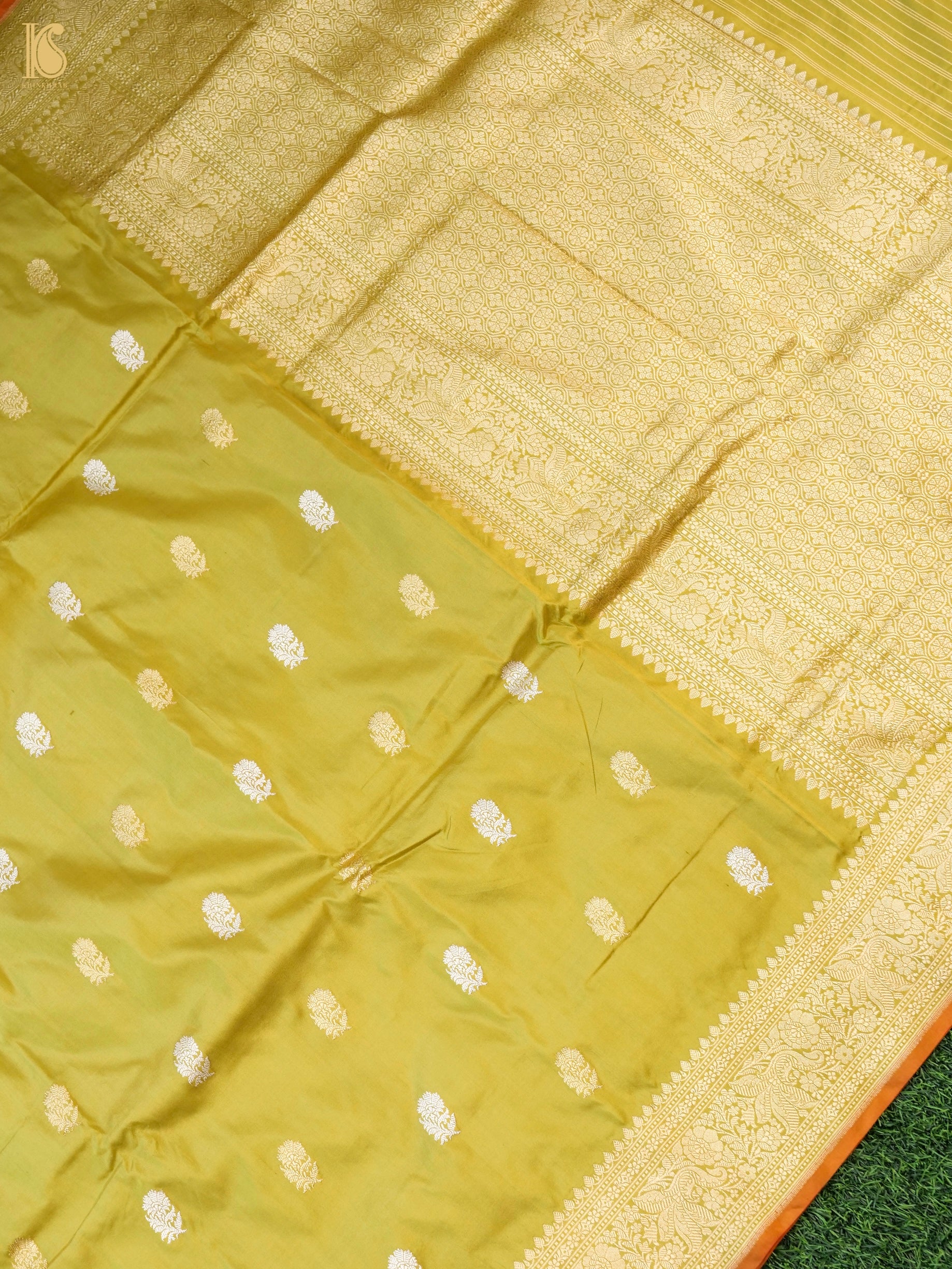 Handloom Banarasi Katan Silk Kadwa Saree