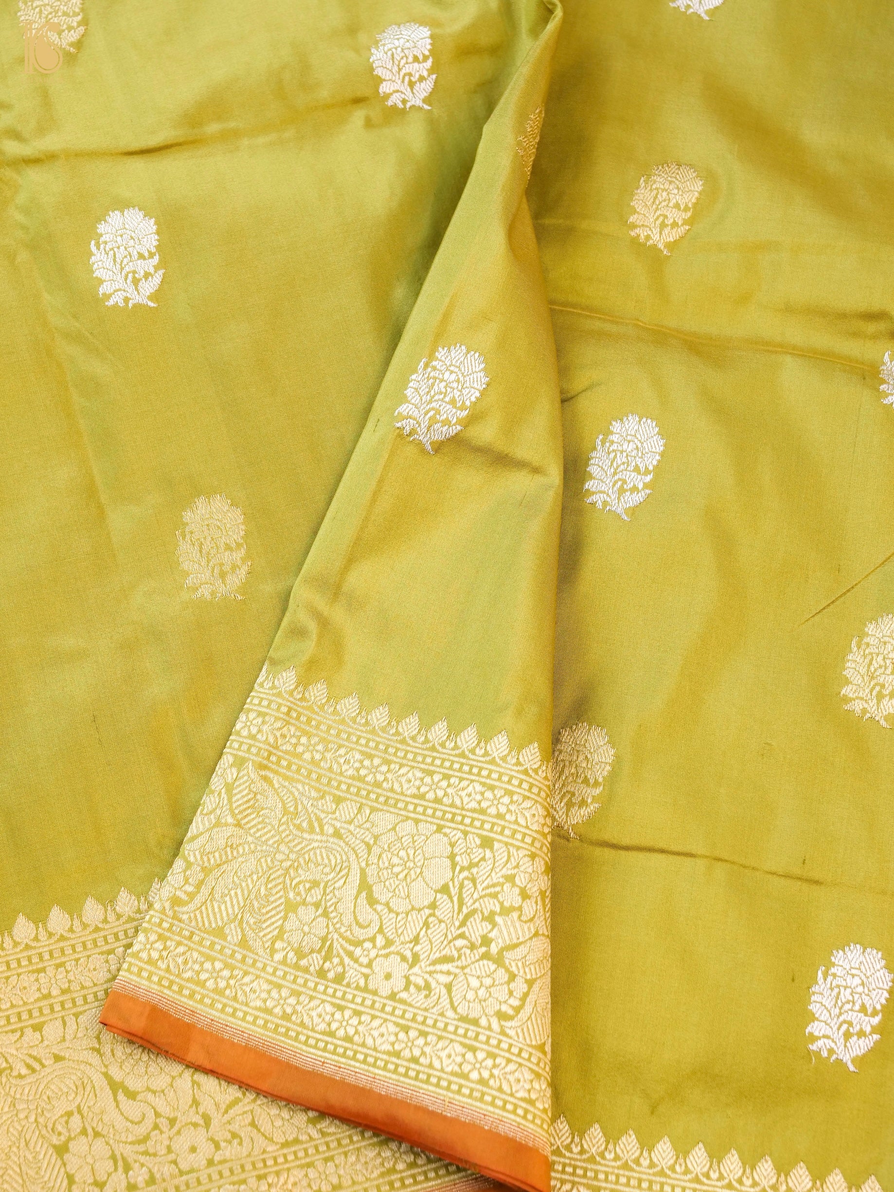 Handloom Banarasi Katan Silk Kadwa Saree