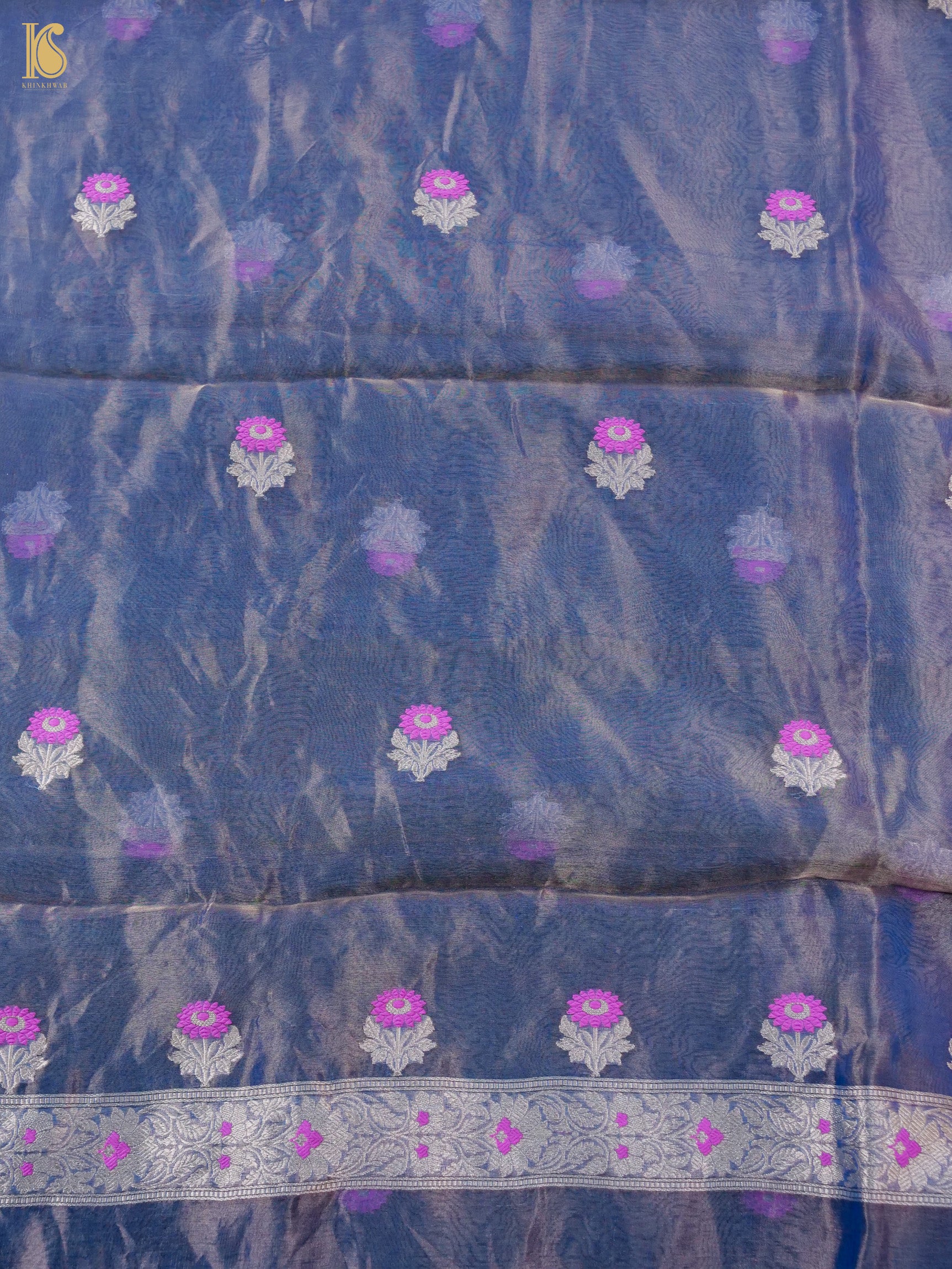 Handloom Banarasi Tissue Silk Suit Fabric