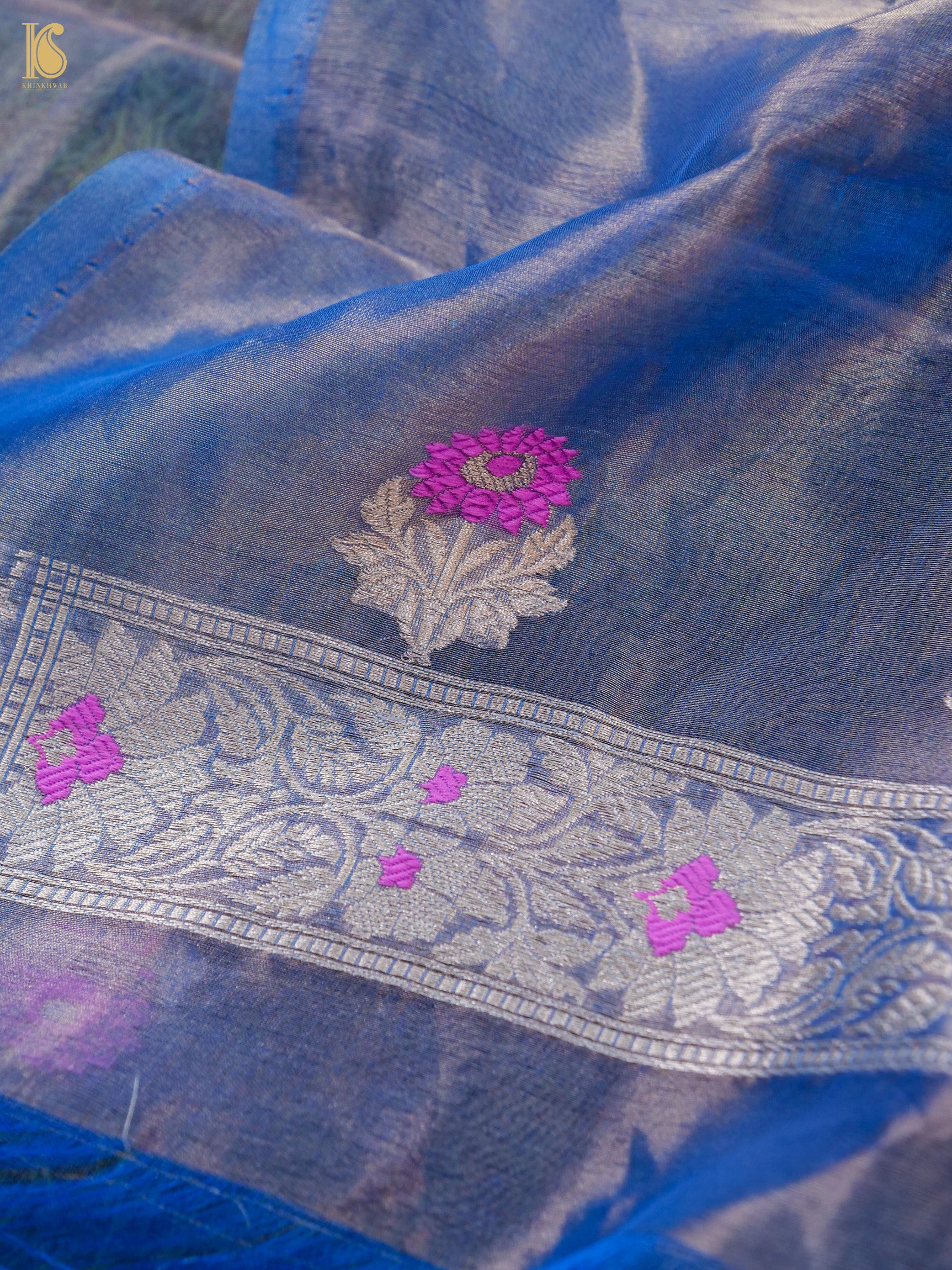 Handloom Banarasi Tissue Silk Suit Fabric