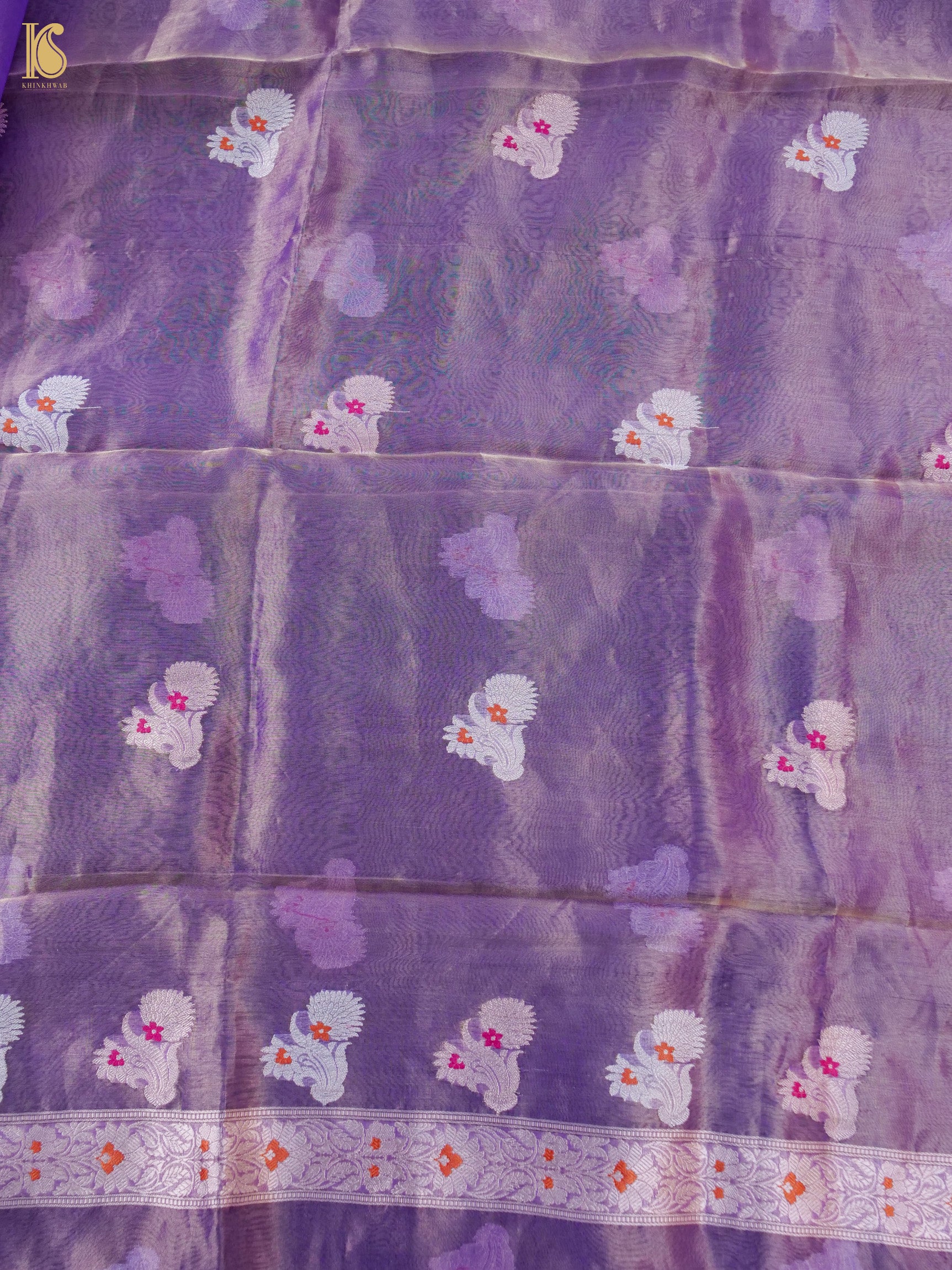 Handloom Banarasi Tissue Silk Suit Fabric