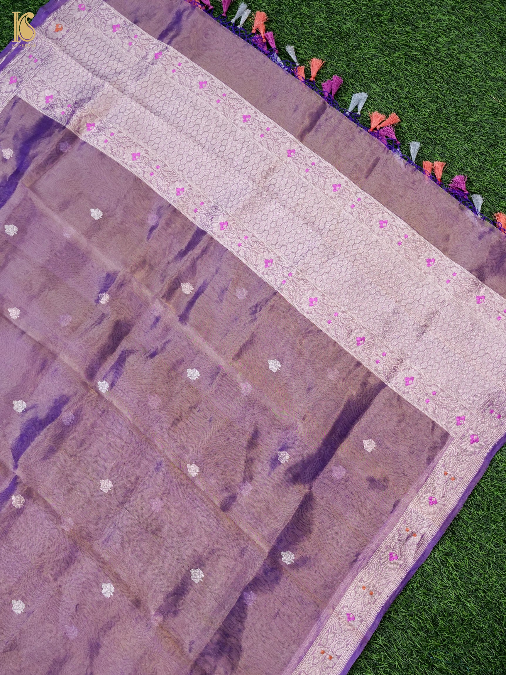 Handloom Banarasi Tissue Silk Suit Fabric