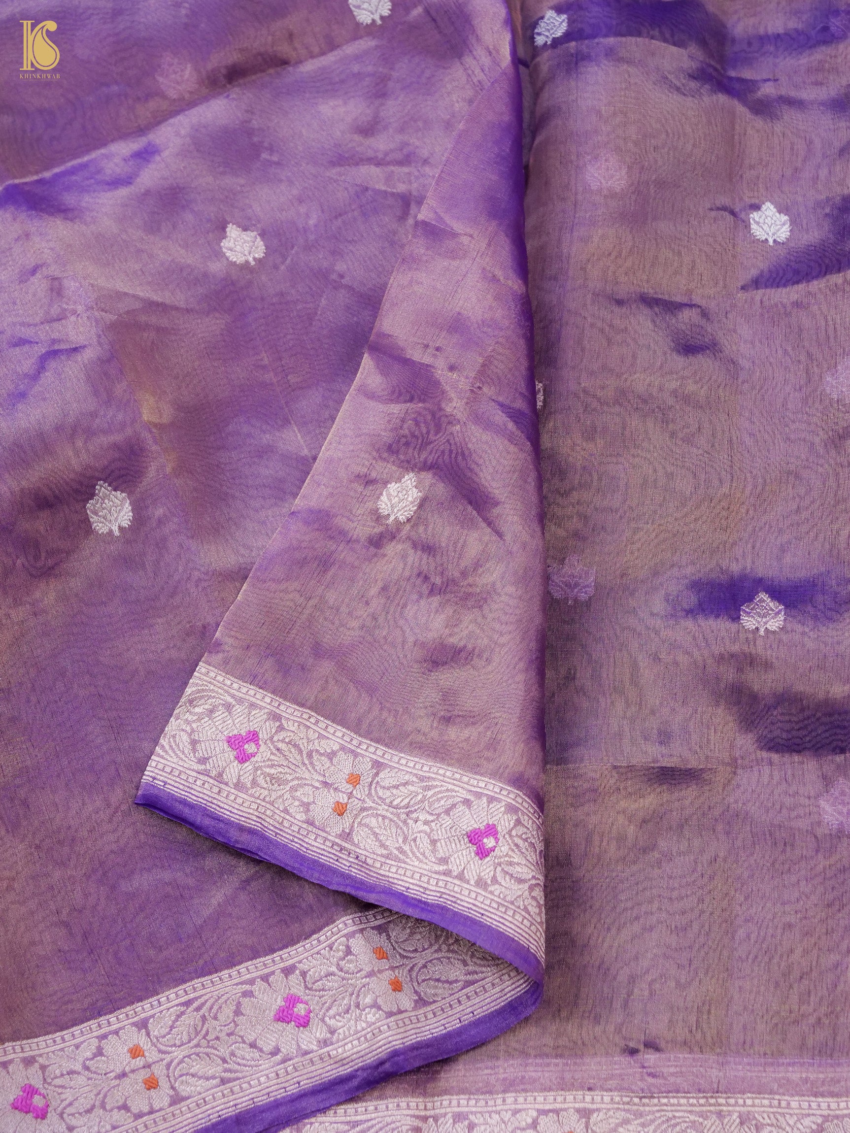 Handloom Banarasi Tissue Silk Suit Fabric