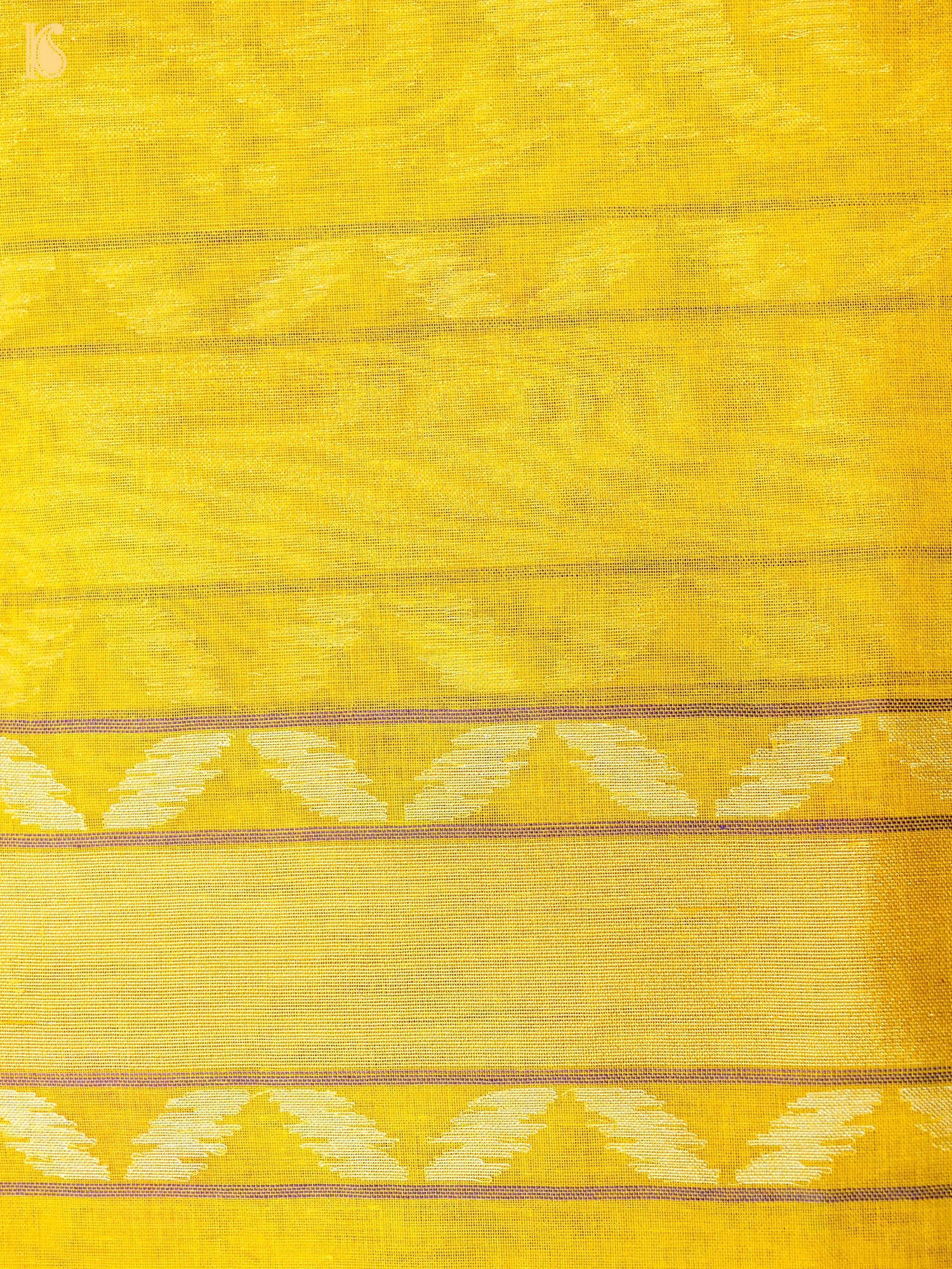 Handloom Banarasi Real Silver Zari Cotton Pitambari Saree