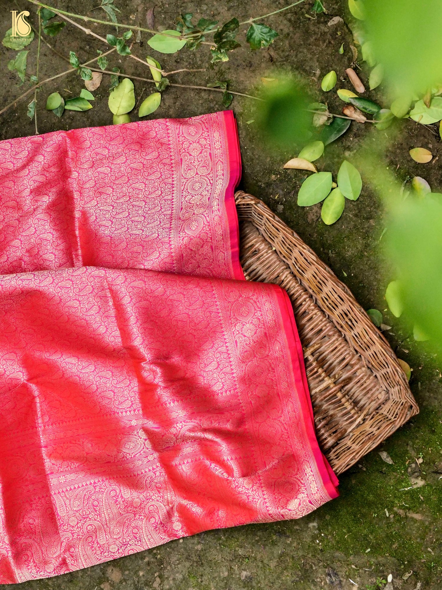 Handloom Banarasi Silk Zari Tanchoi Saree