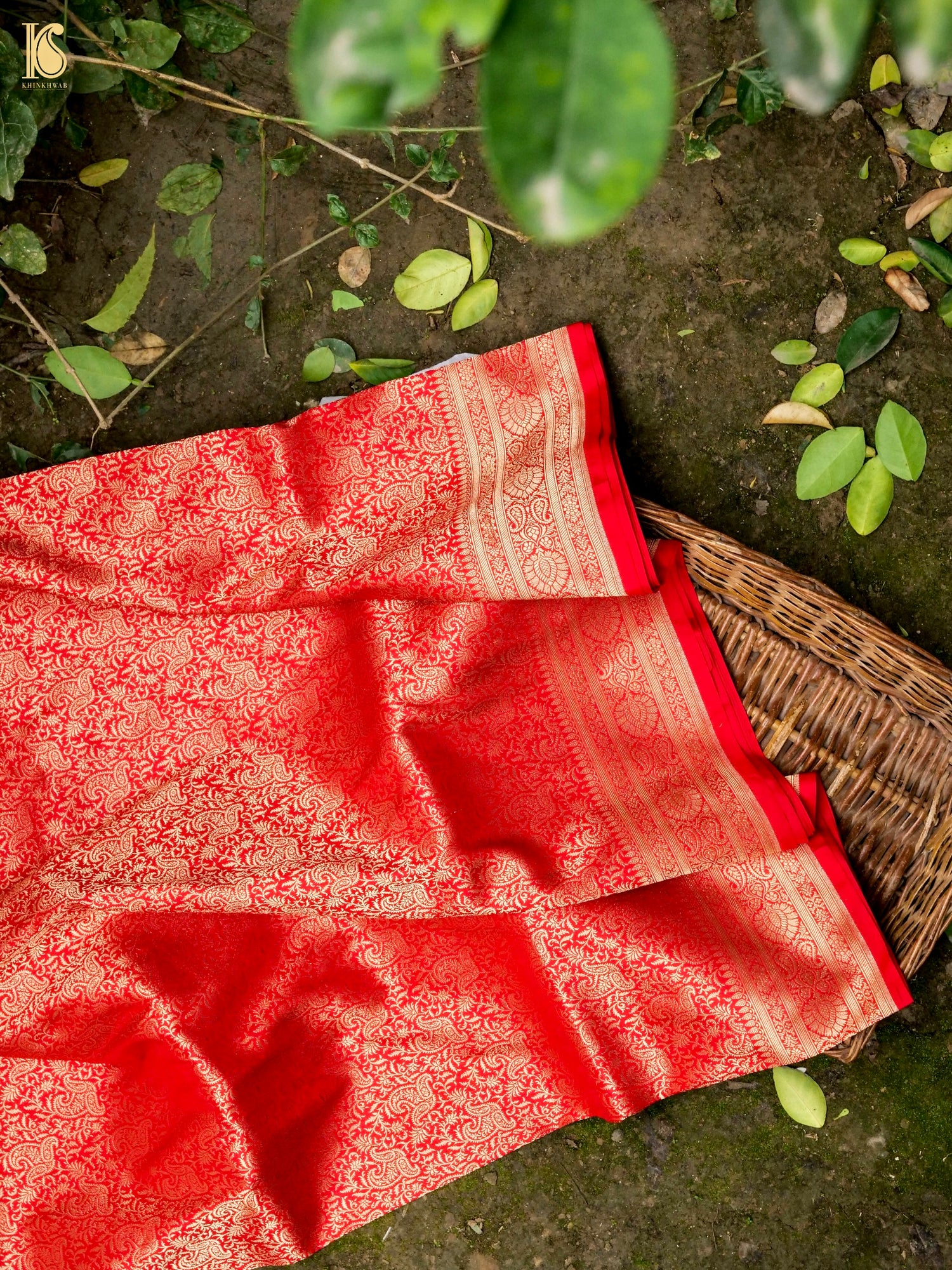 Handloom Banarasi Silk Zari Tanchoi Saree