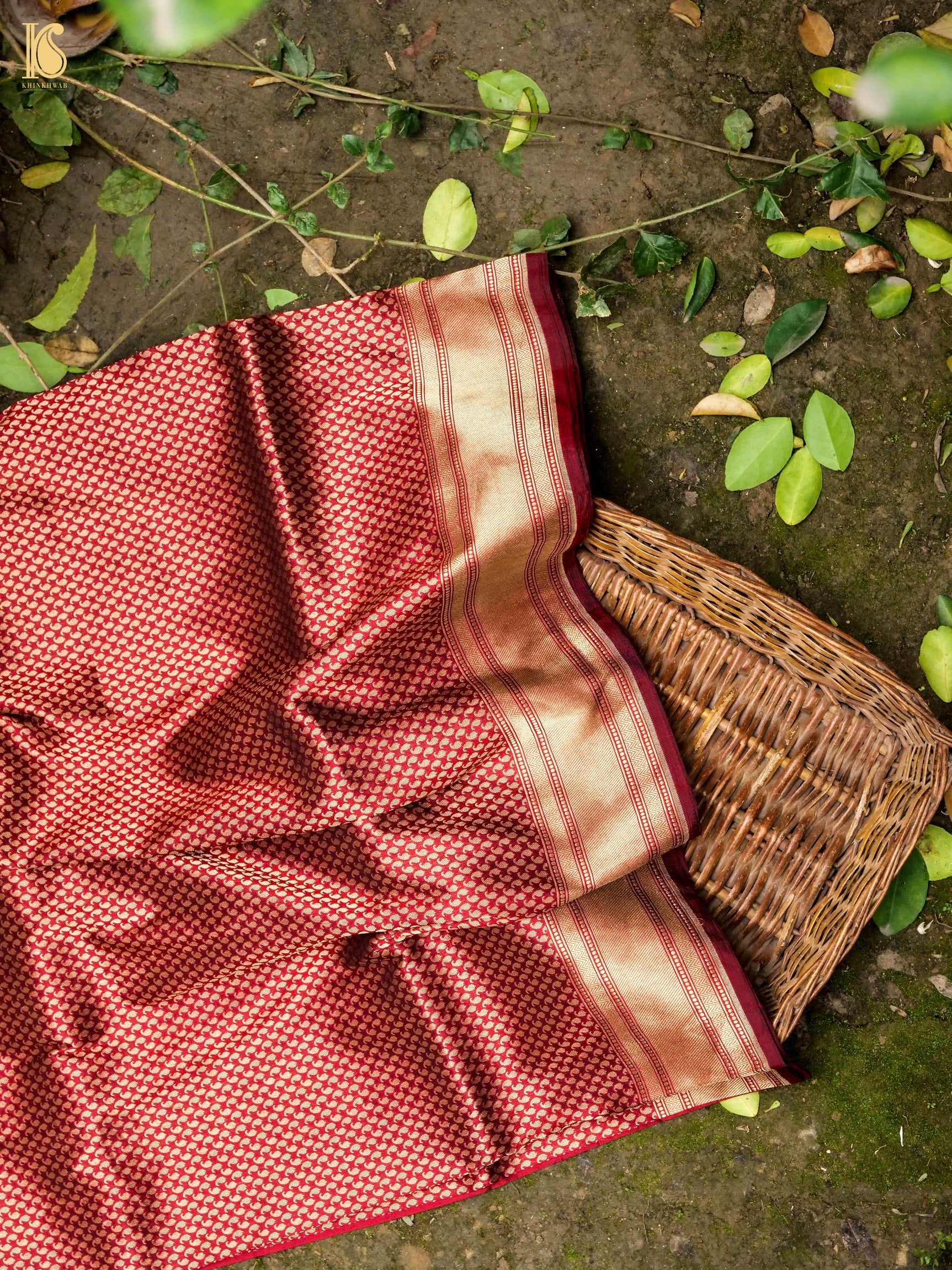 Handloom Banarasi Silk Zari Tanchoi Saree