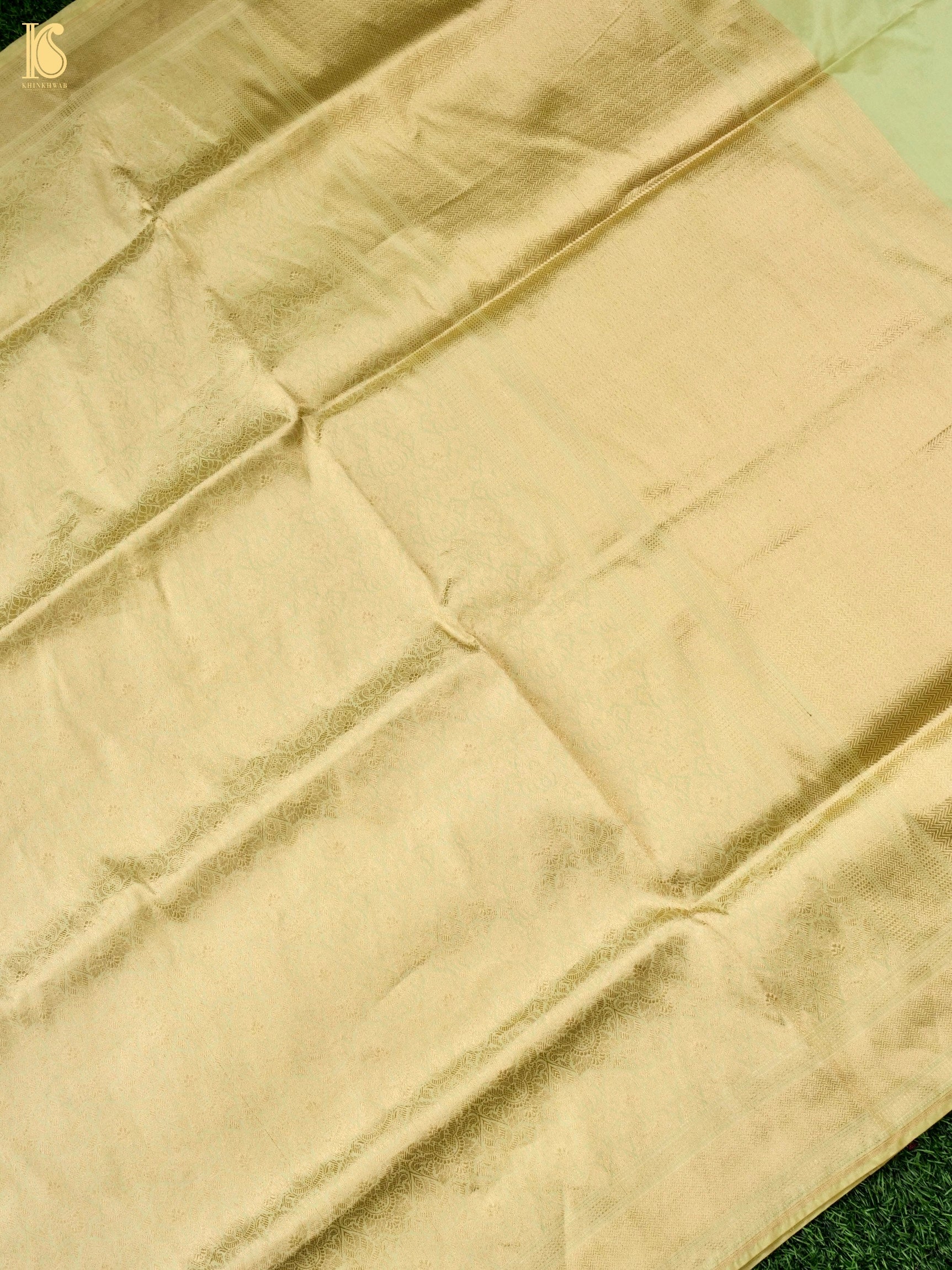 Handloom Banarasi Silk Zari Tanchoi Saree