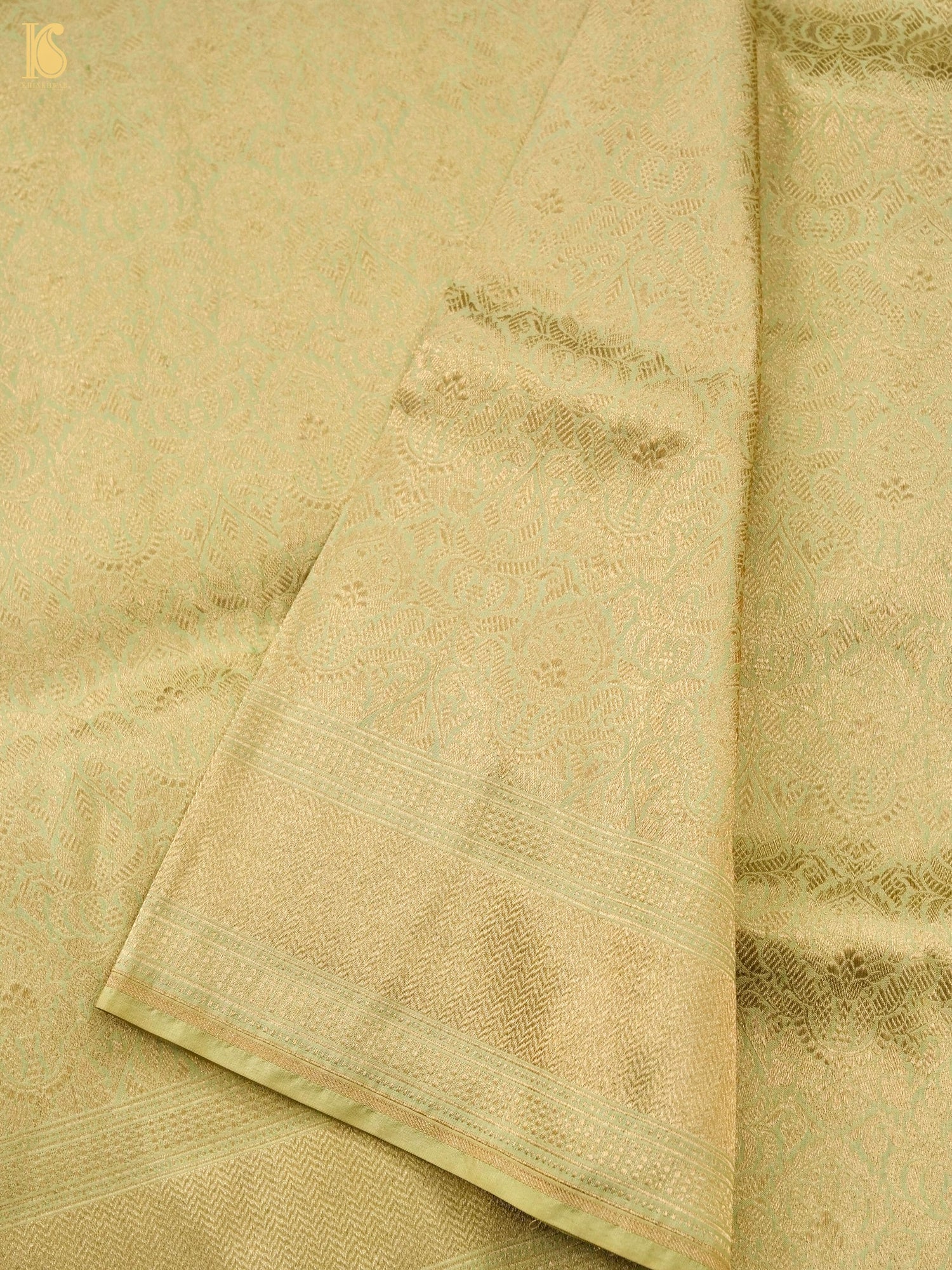 Handloom Banarasi Silk Zari Tanchoi Saree