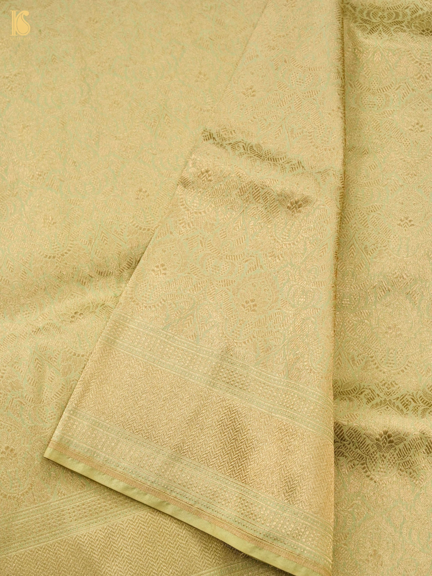Handloom Banarasi Silk Zari Tanchoi Saree