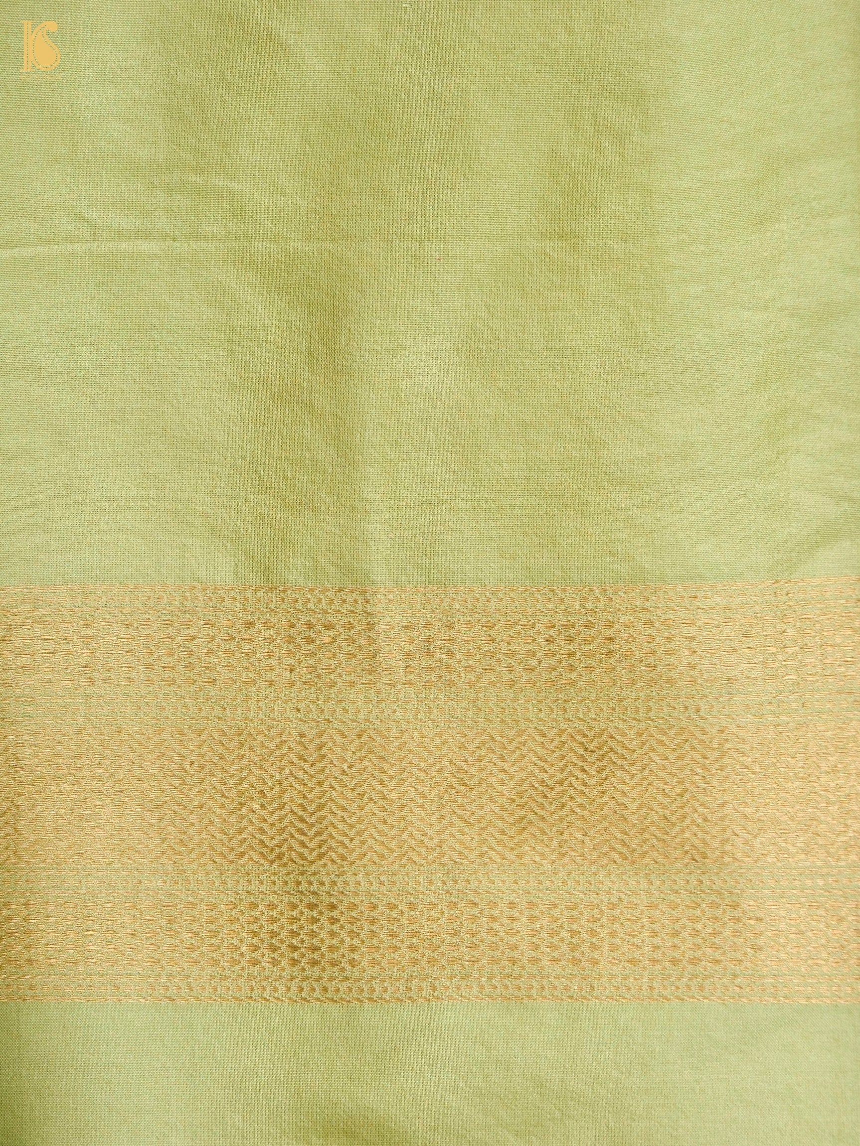 Handloom Banarasi Silk Zari Tanchoi Saree