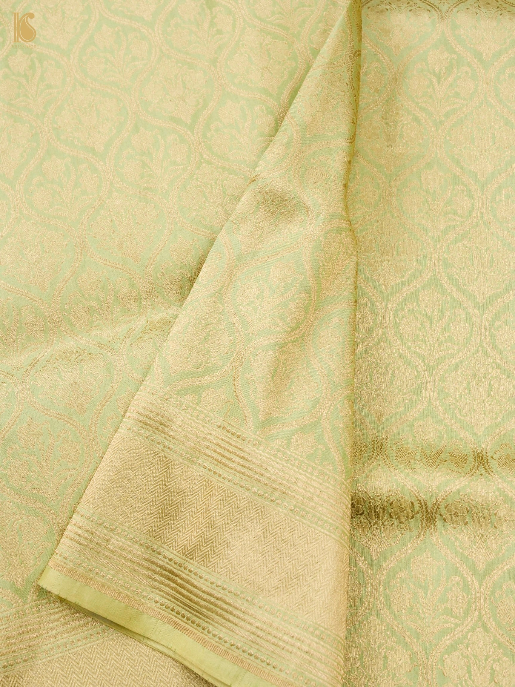 Handloom Banarasi Silk Zari Tanchoi Saree