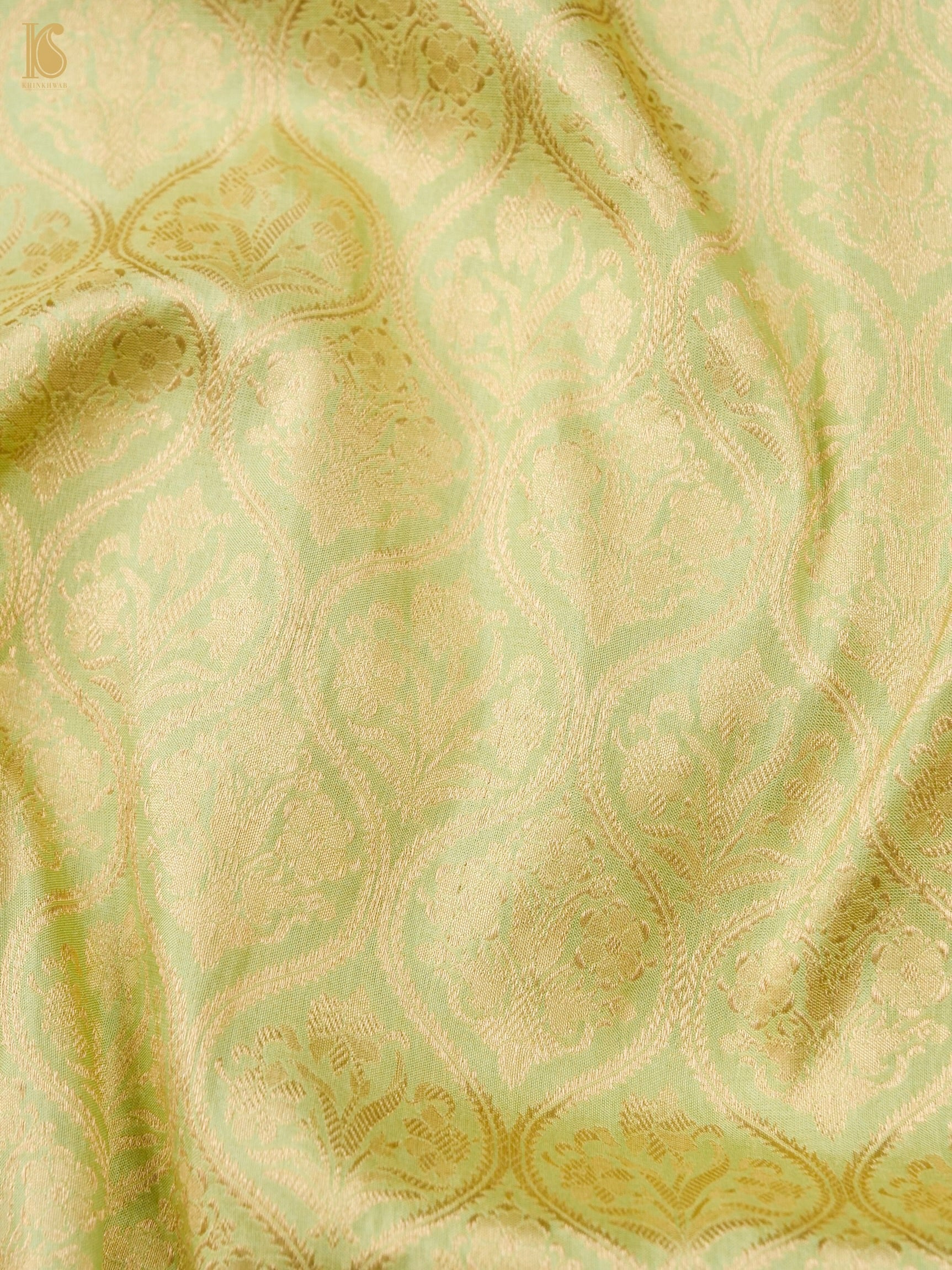 Handloom Banarasi Silk Zari Tanchoi Saree