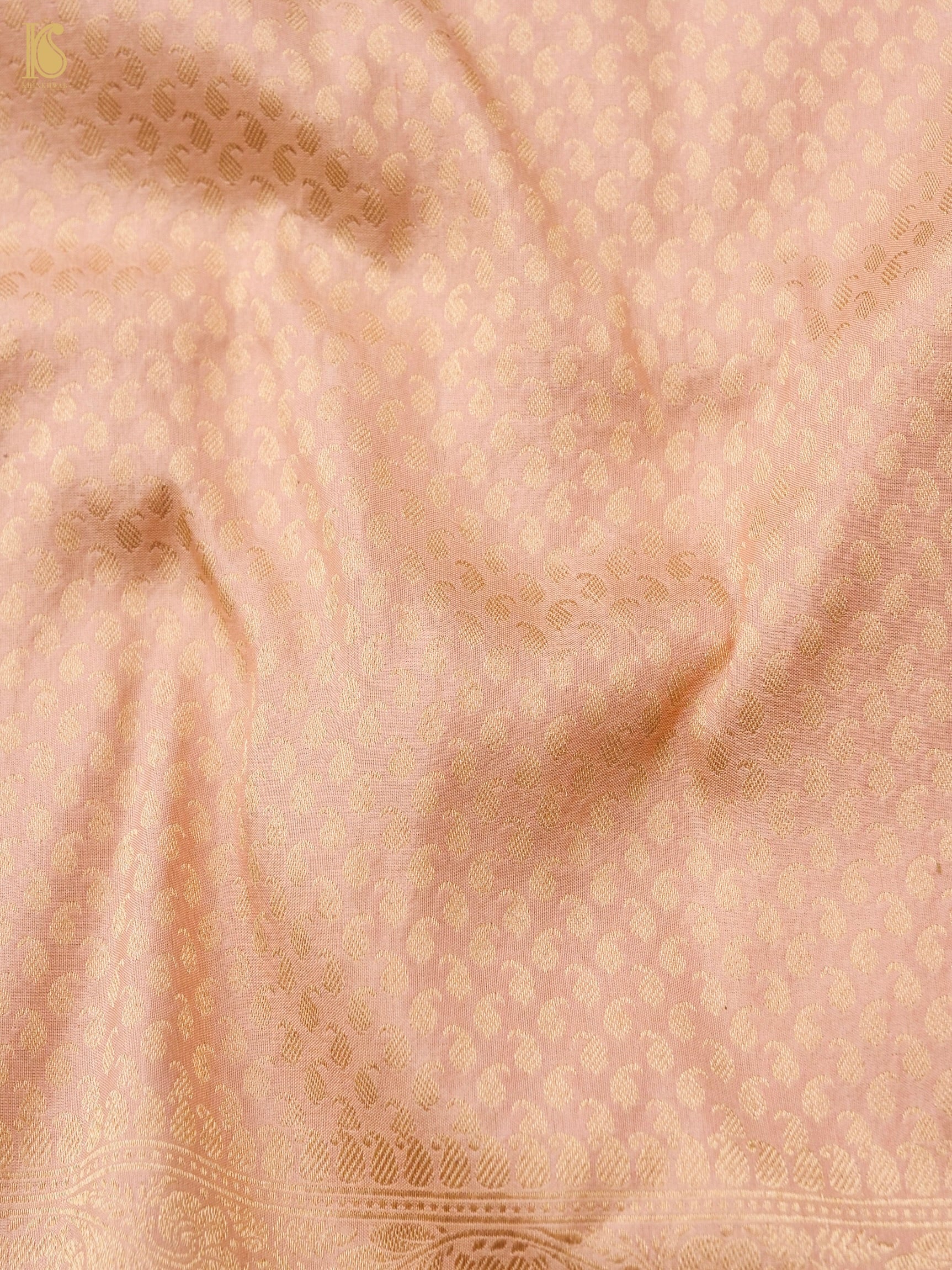 Handloom Banarasi Silk Zari Tanchoi Saree