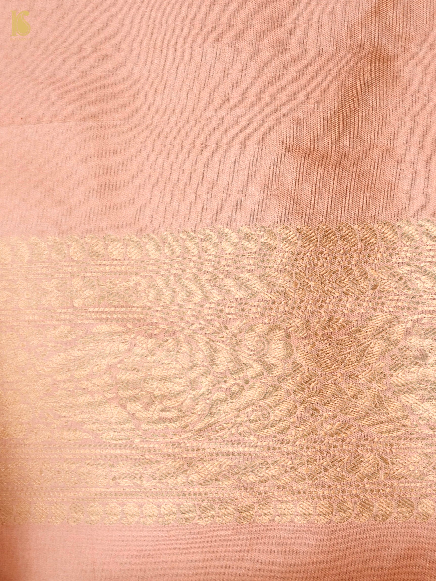 Handloom Banarasi Silk Zari Tanchoi Saree
