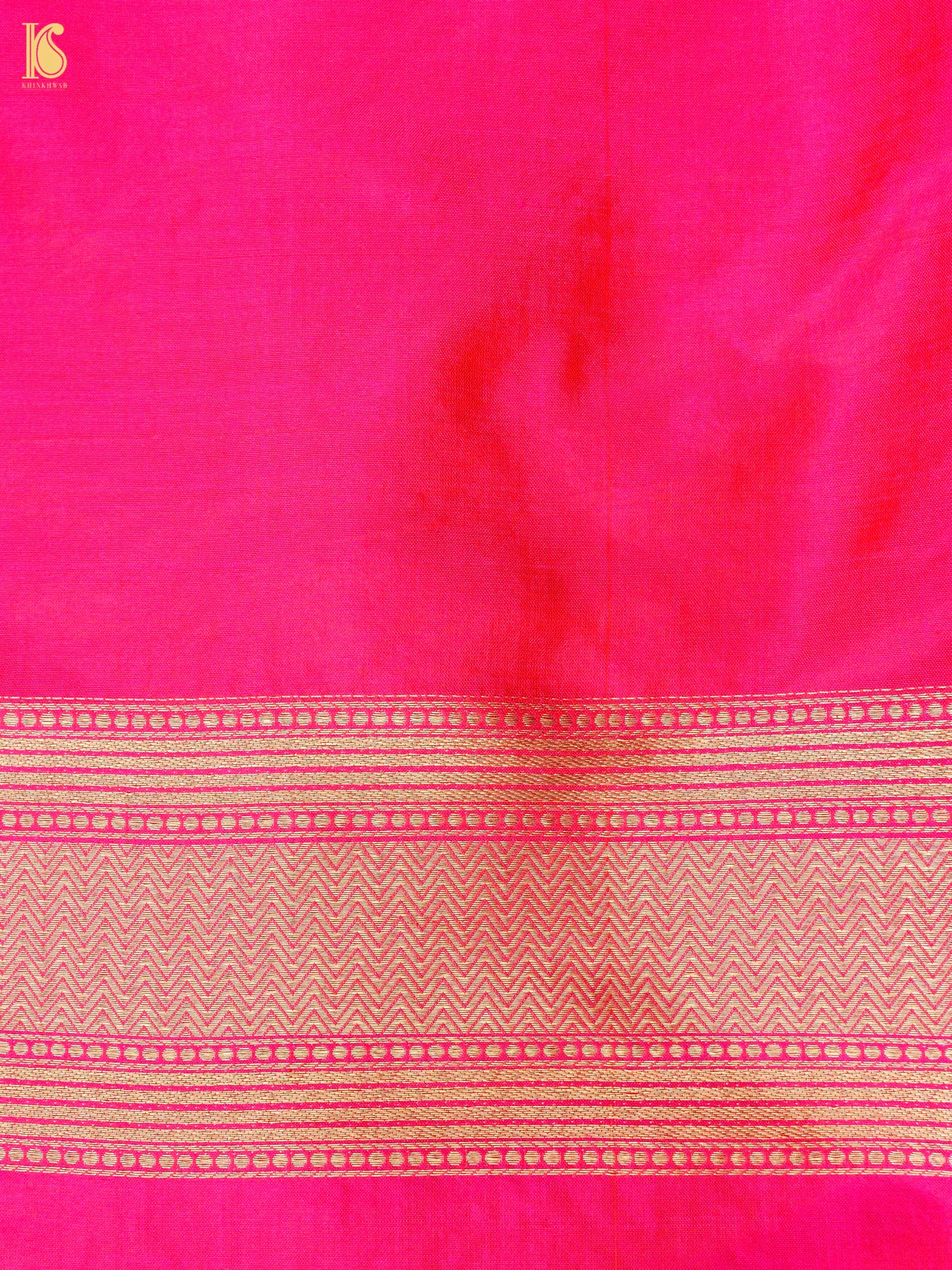 Handloom Banarasi Silk Zari Tanchoi Saree