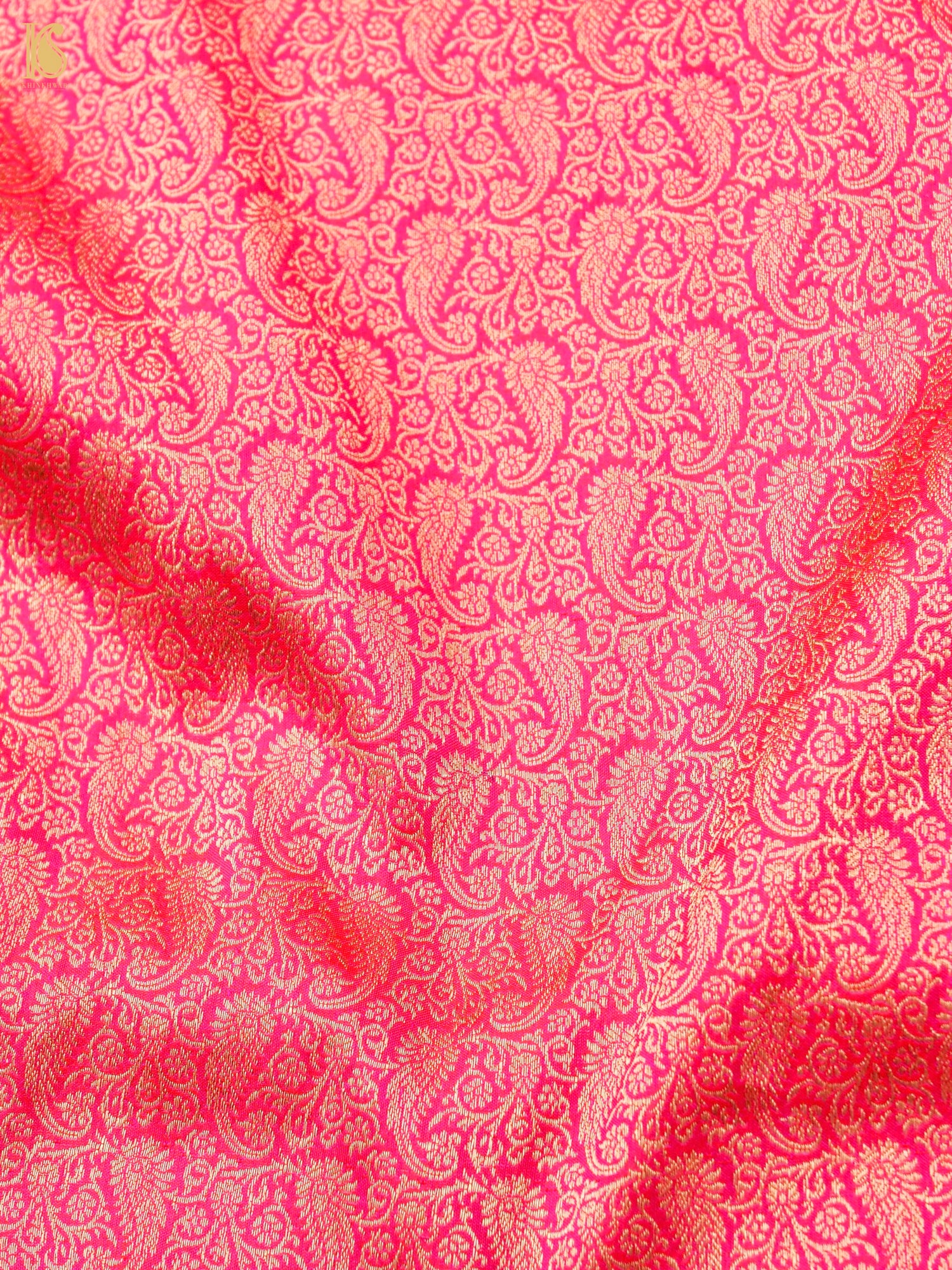 Handloom Banarasi Silk Zari Tanchoi Saree