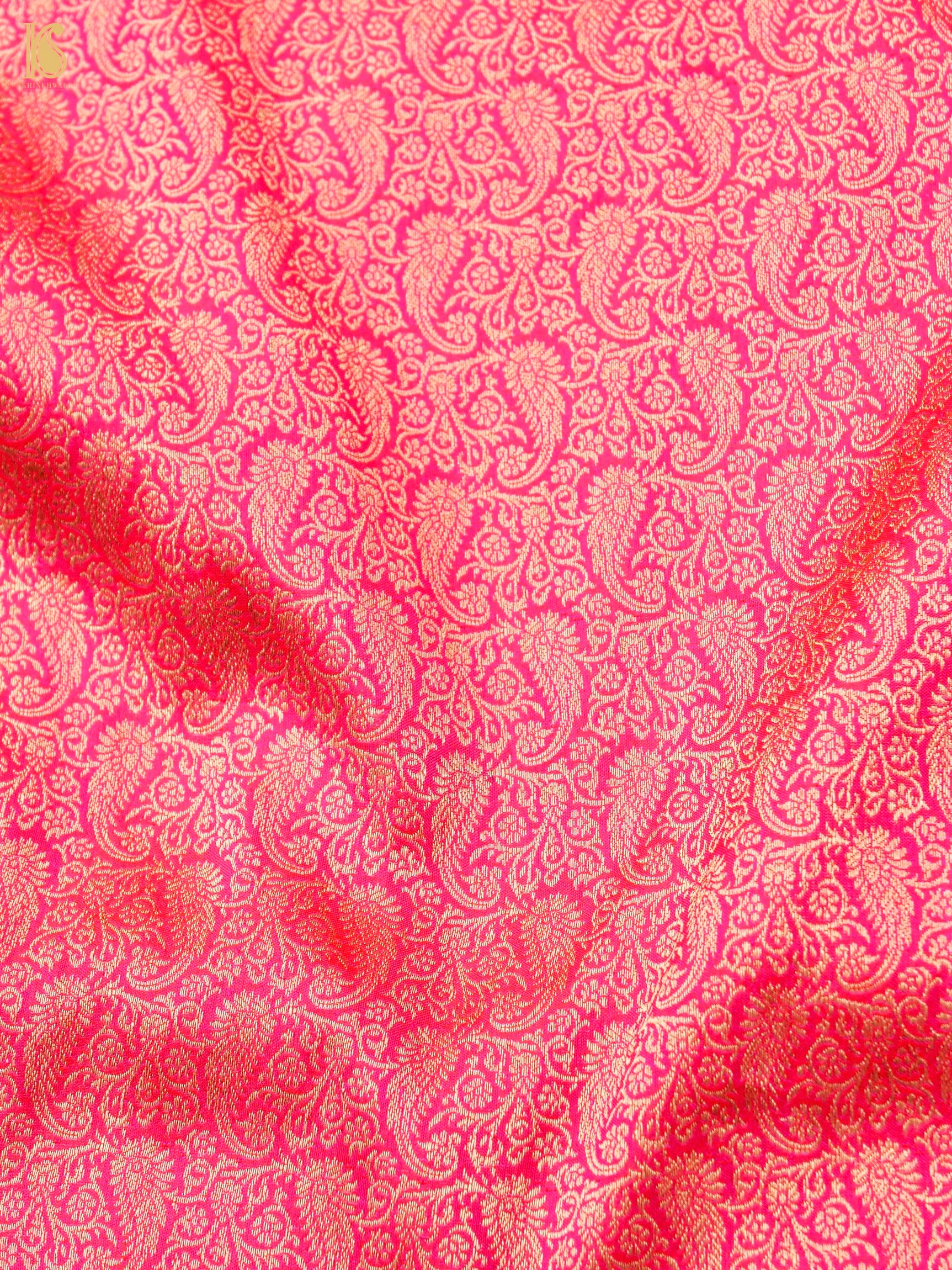 Handloom Banarasi Silk Zari Tanchoi Saree