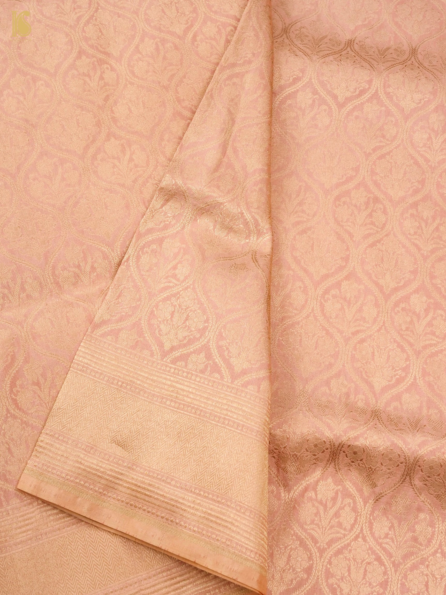 Handloom Banarasi Silk Zari Tanchoi Saree