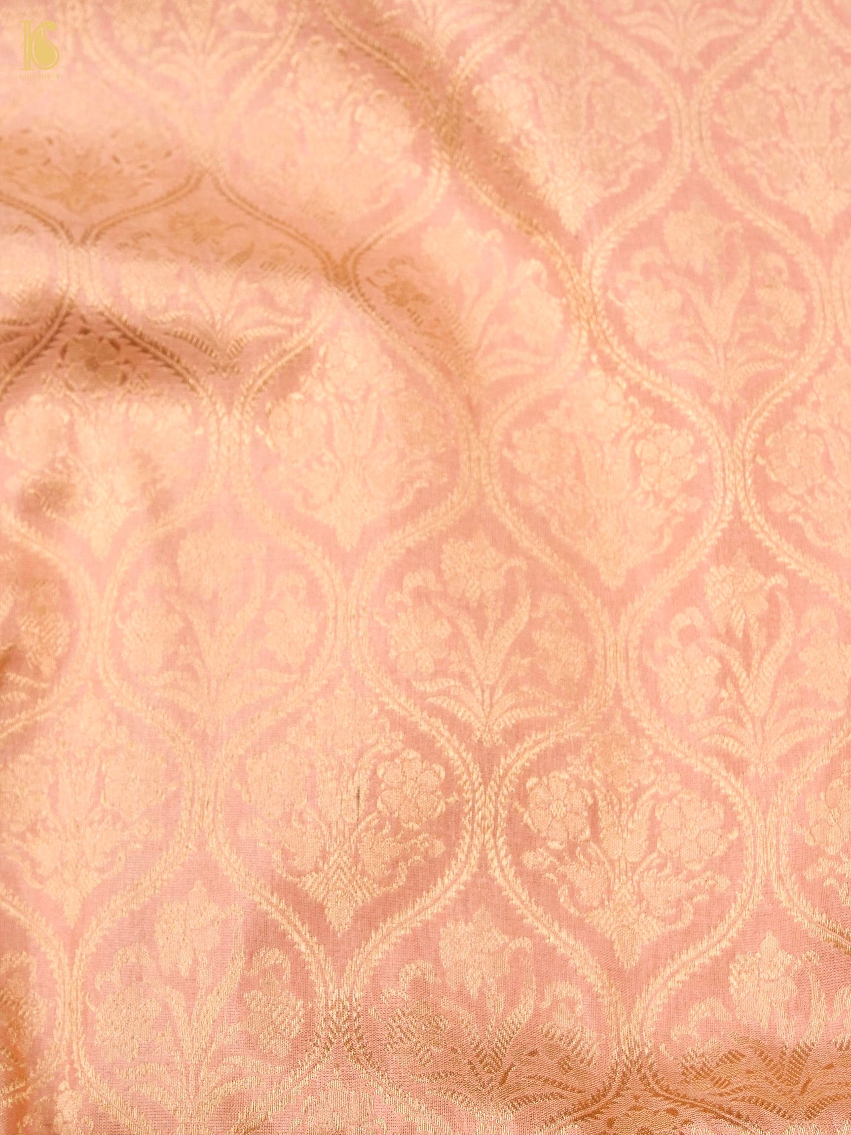 Handloom Banarasi Silk Zari Tanchoi Saree