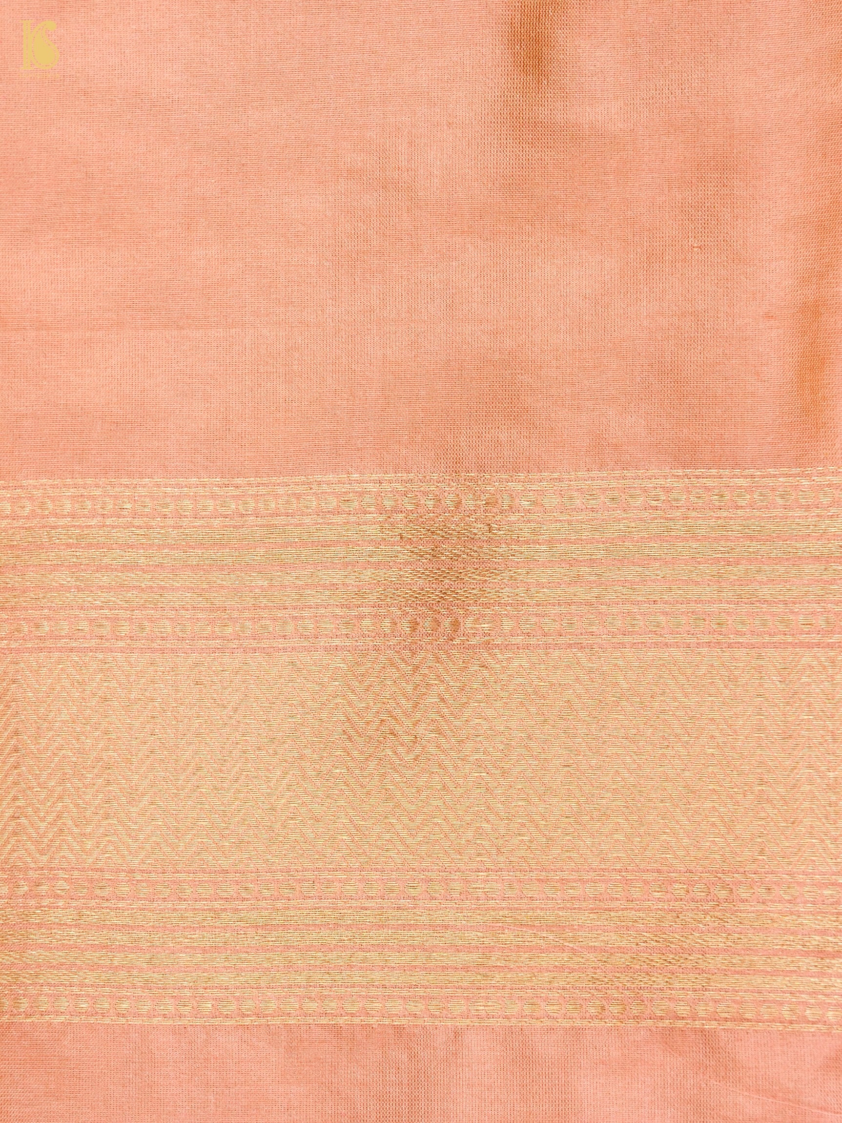 Handloom Banarasi Silk Zari Tanchoi Saree