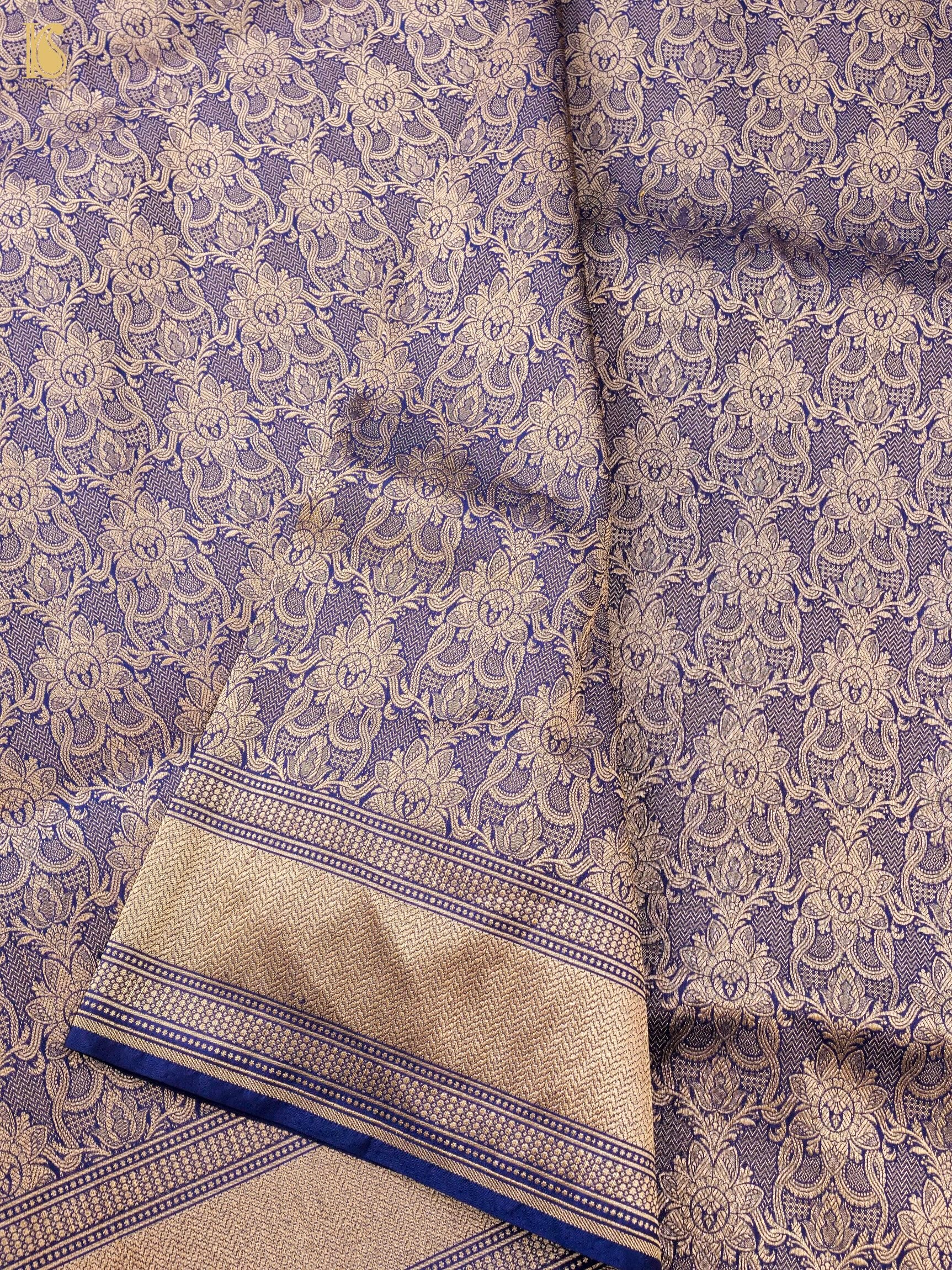 Handloom Banarasi Silk Zari Tanchoi Saree