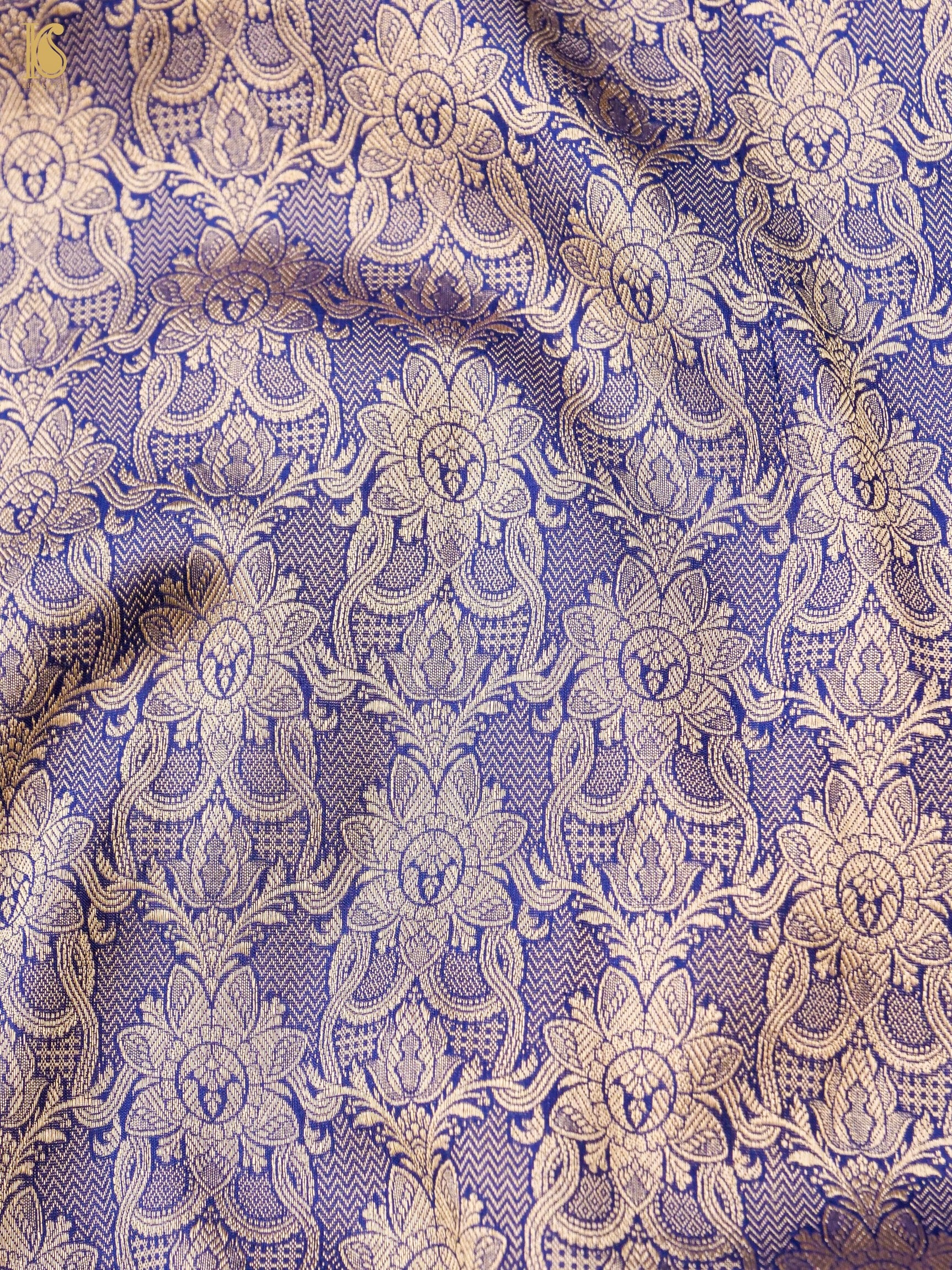 Handloom Banarasi Silk Zari Tanchoi Saree