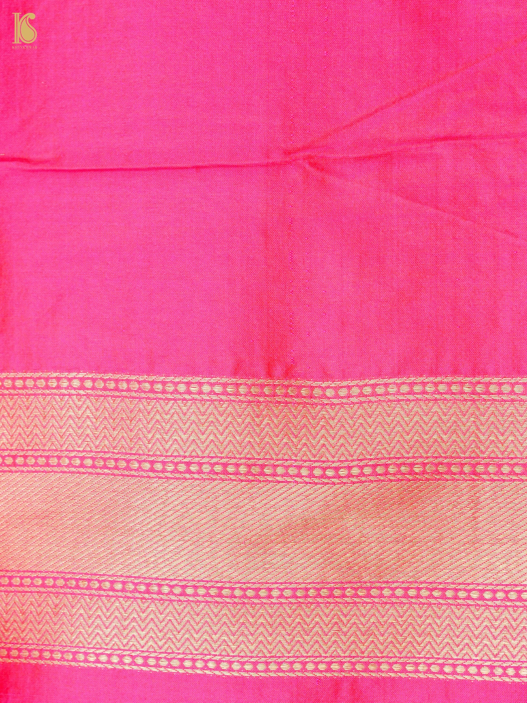 Handloom Banarasi Silk Zari Tanchoi Saree