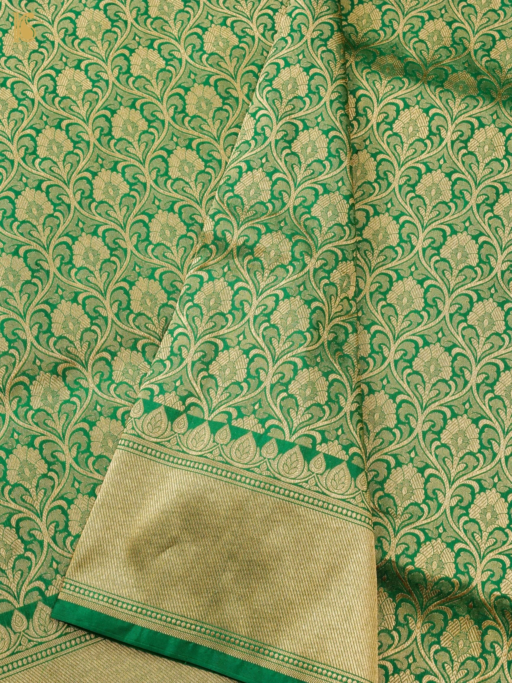 Handloom Banarasi Silk Zari Tanchoi Saree