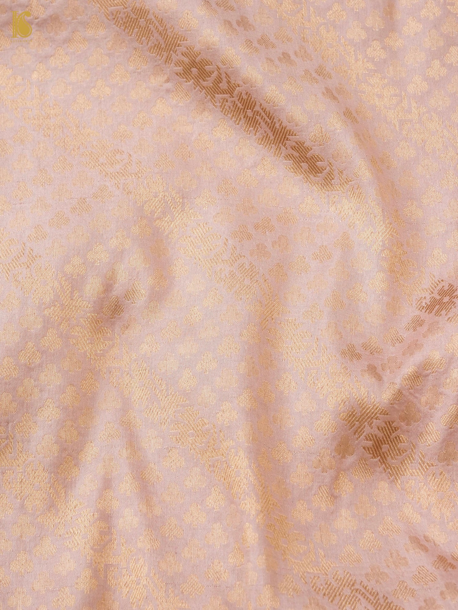 Handloom Banarasi Silk Zari Tanchoi Saree