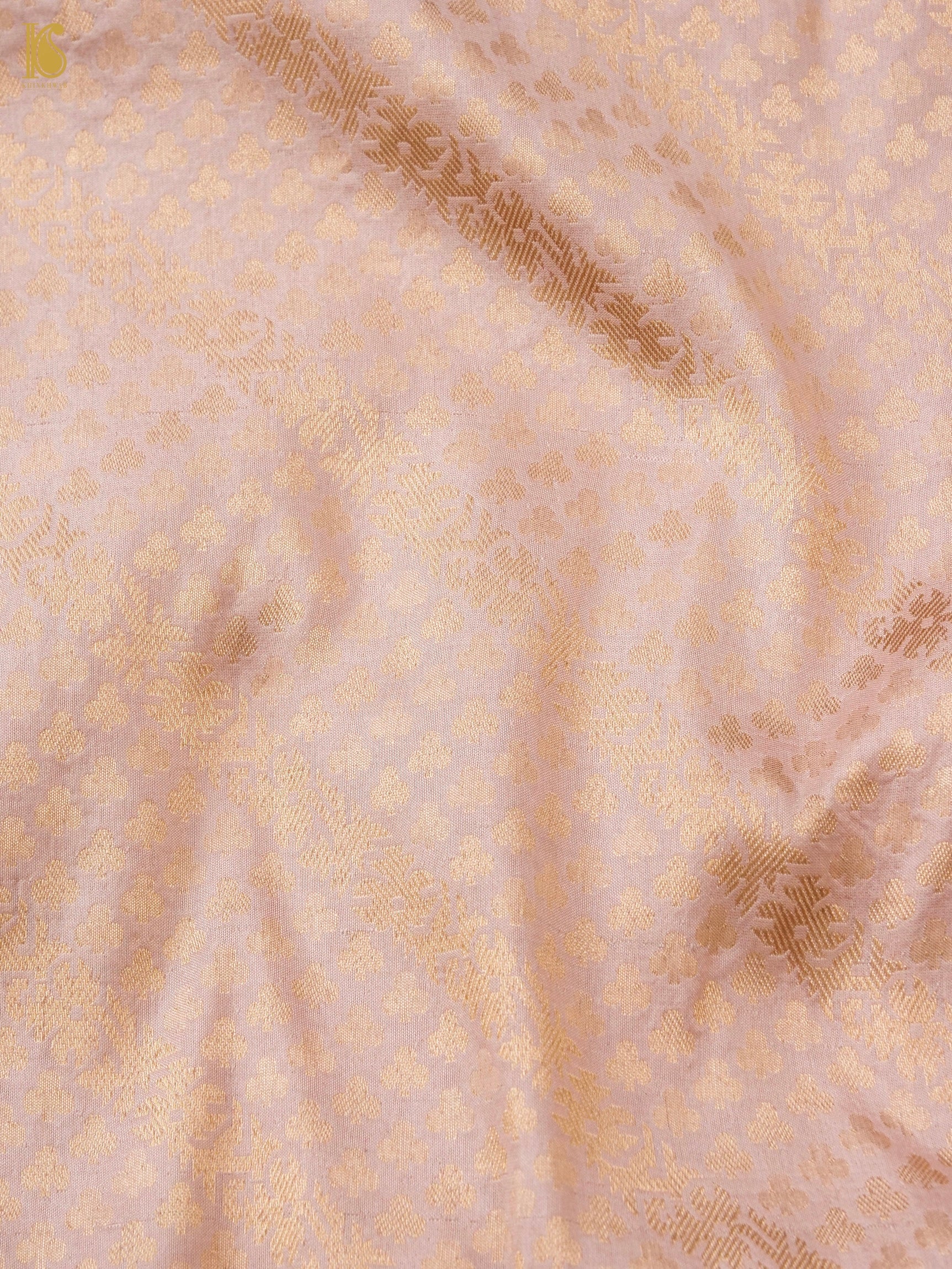 Handloom Banarasi Silk Zari Tanchoi Saree