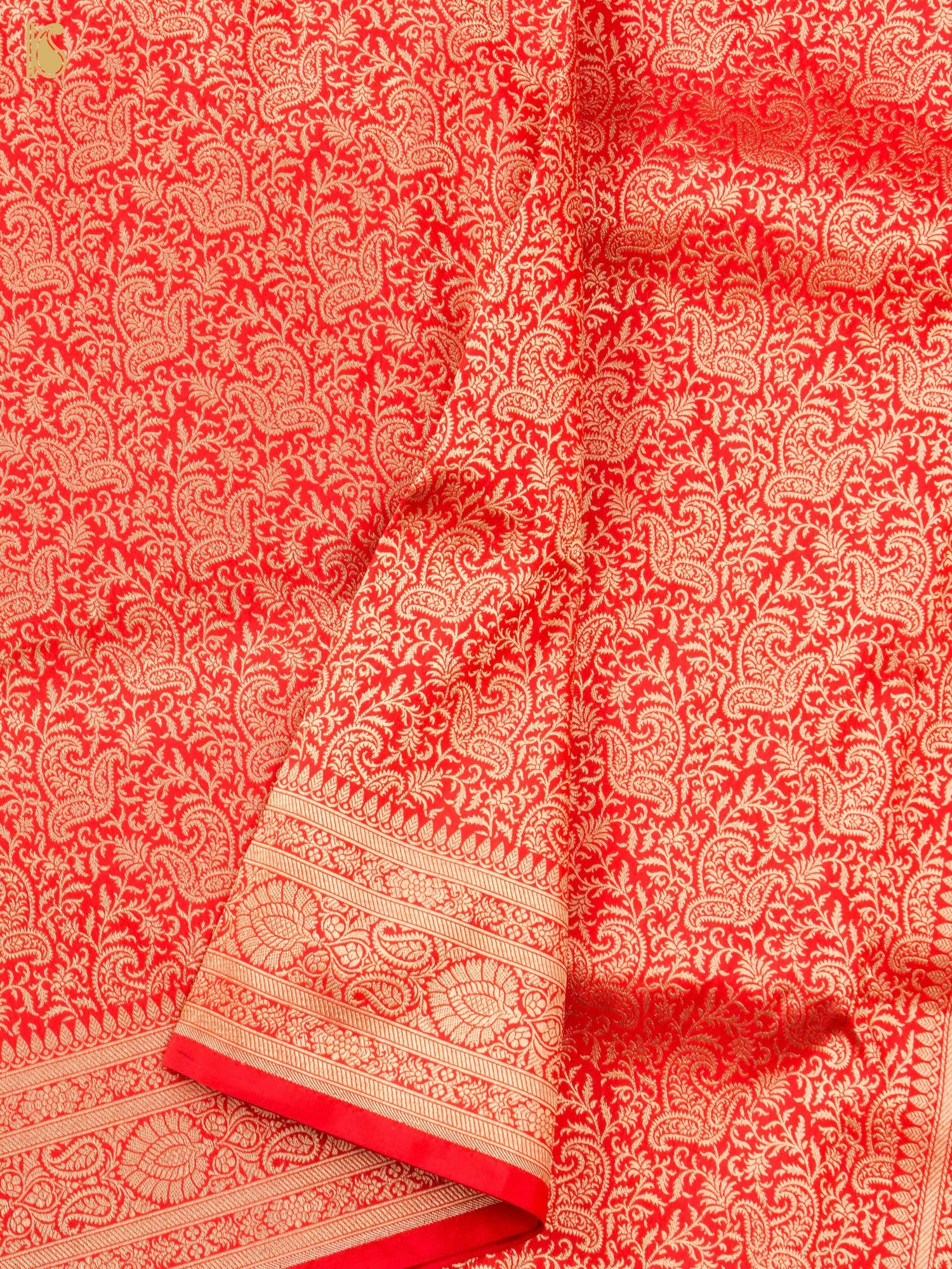 Handloom Banarasi Silk Zari Tanchoi Saree
