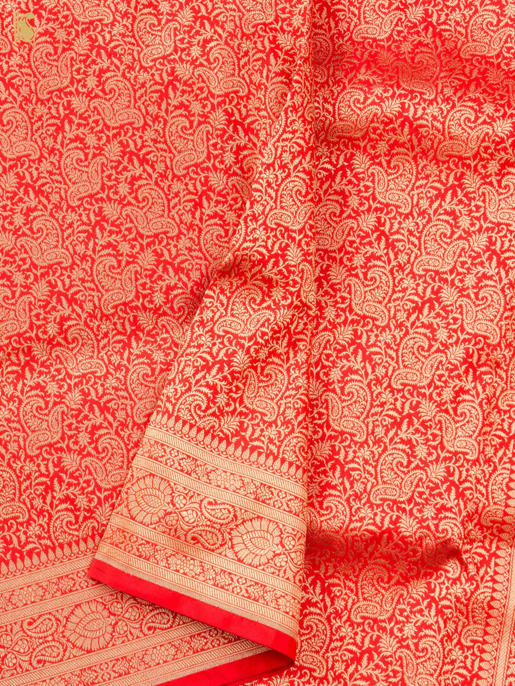 Handloom Banarasi Silk Zari Tanchoi Saree
