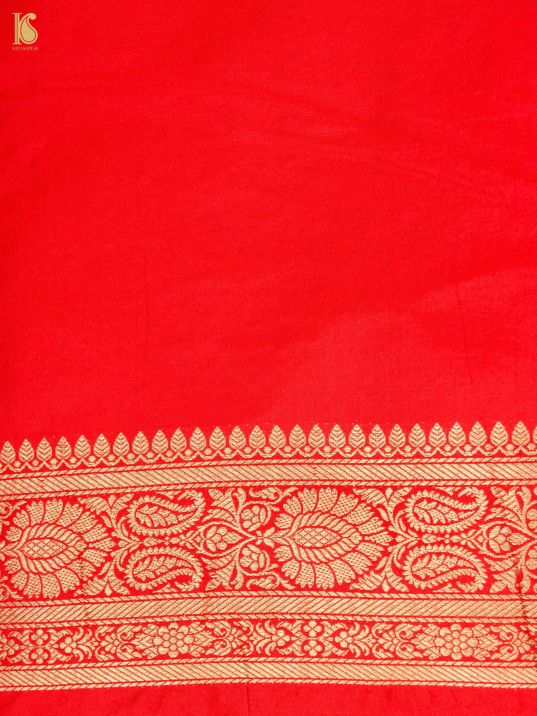 Handloom Banarasi Silk Zari Tanchoi Saree