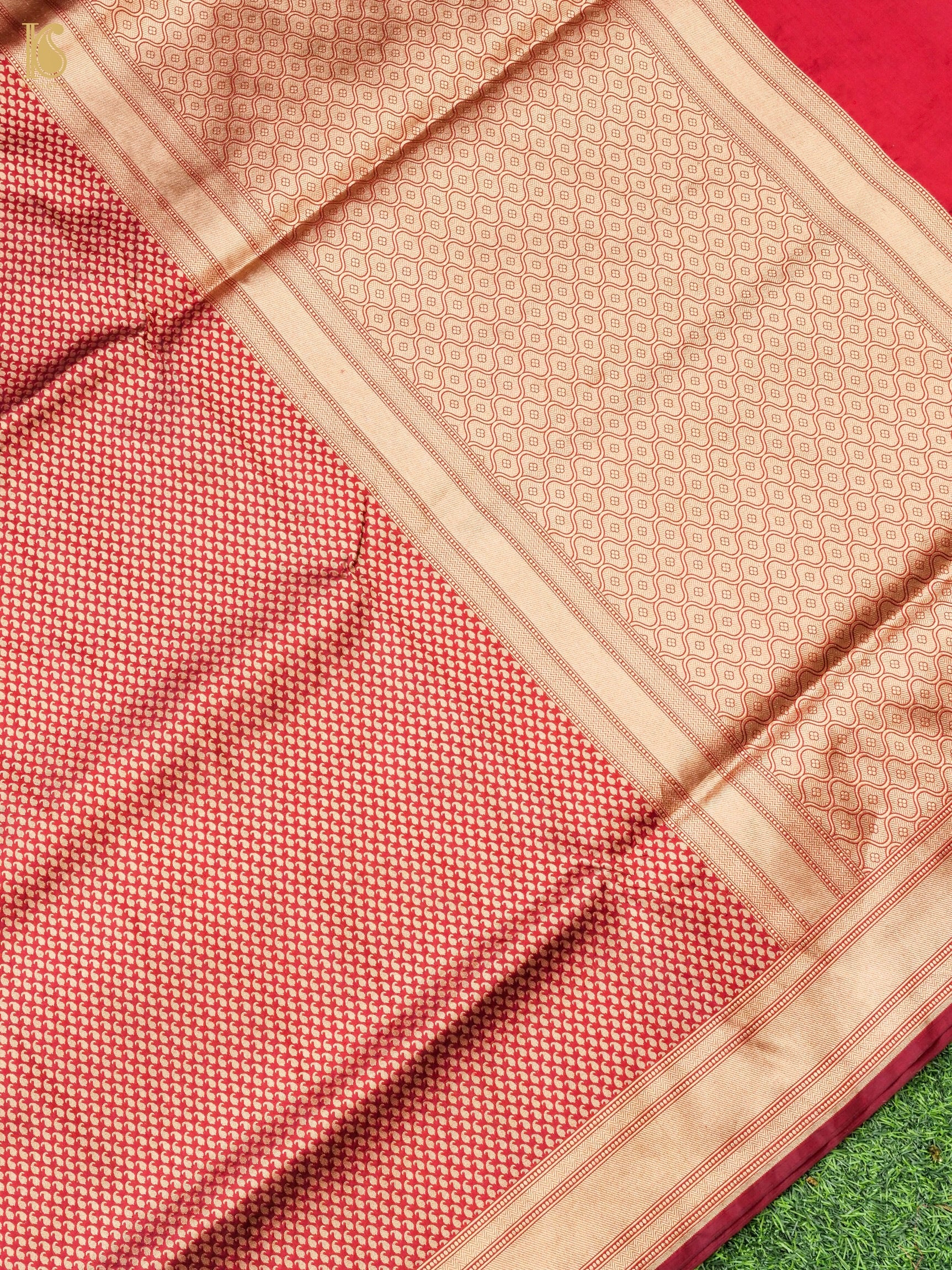 Handloom Banarasi Silk Zari Tanchoi Saree