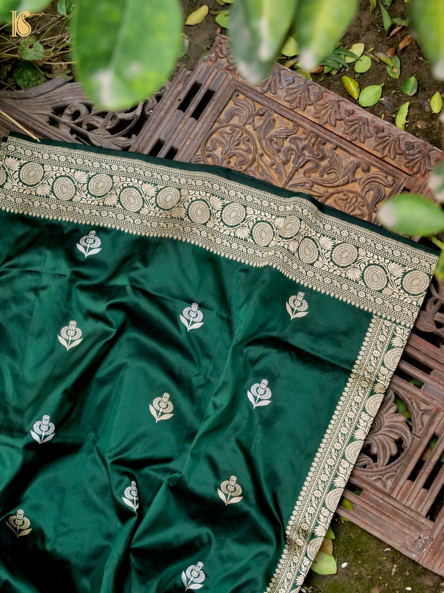 Handloom Banarasi Katan Silk Kadwa Saree