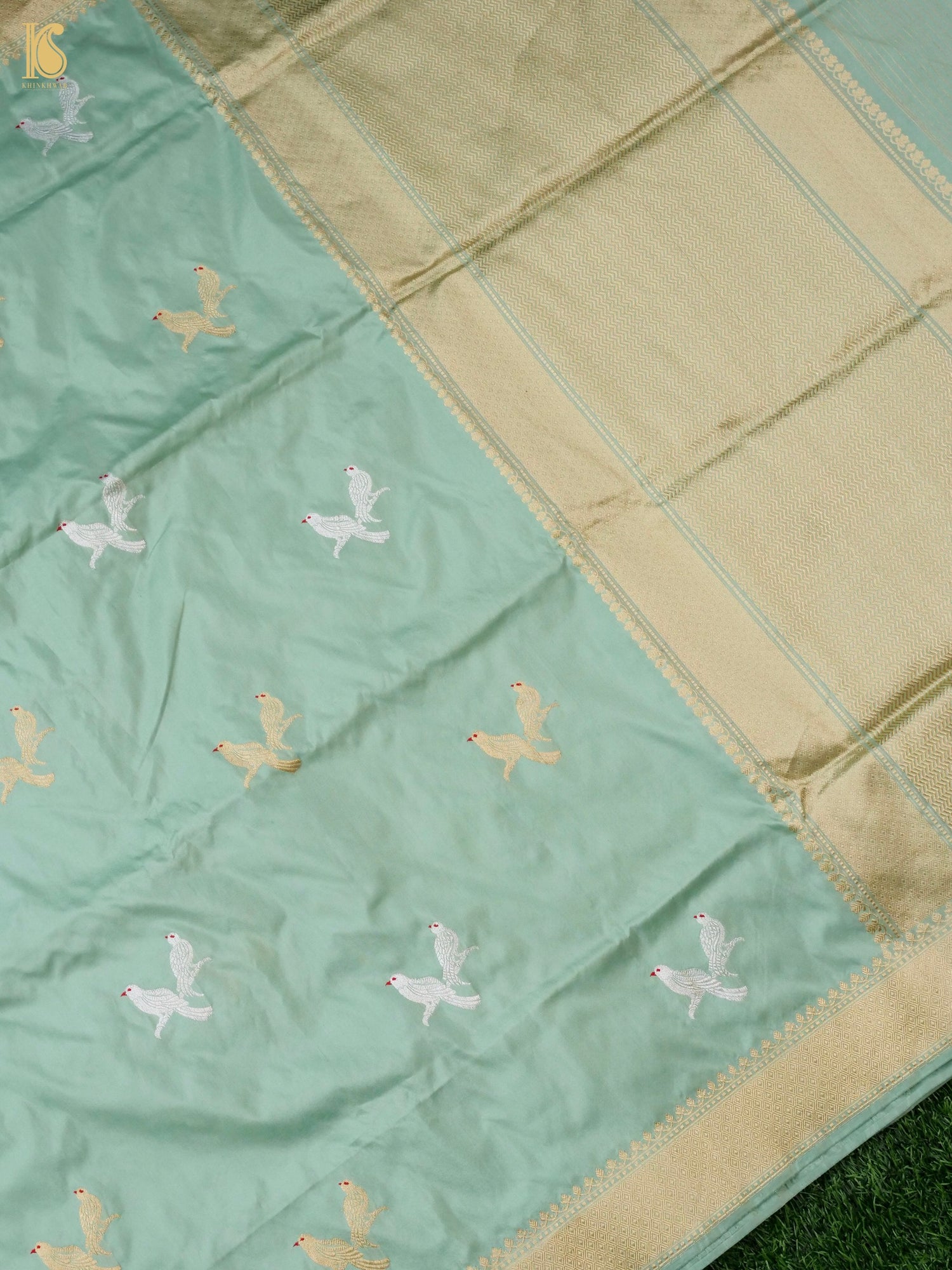 Handloom Banarasi Katan Silk Kadwa Saree