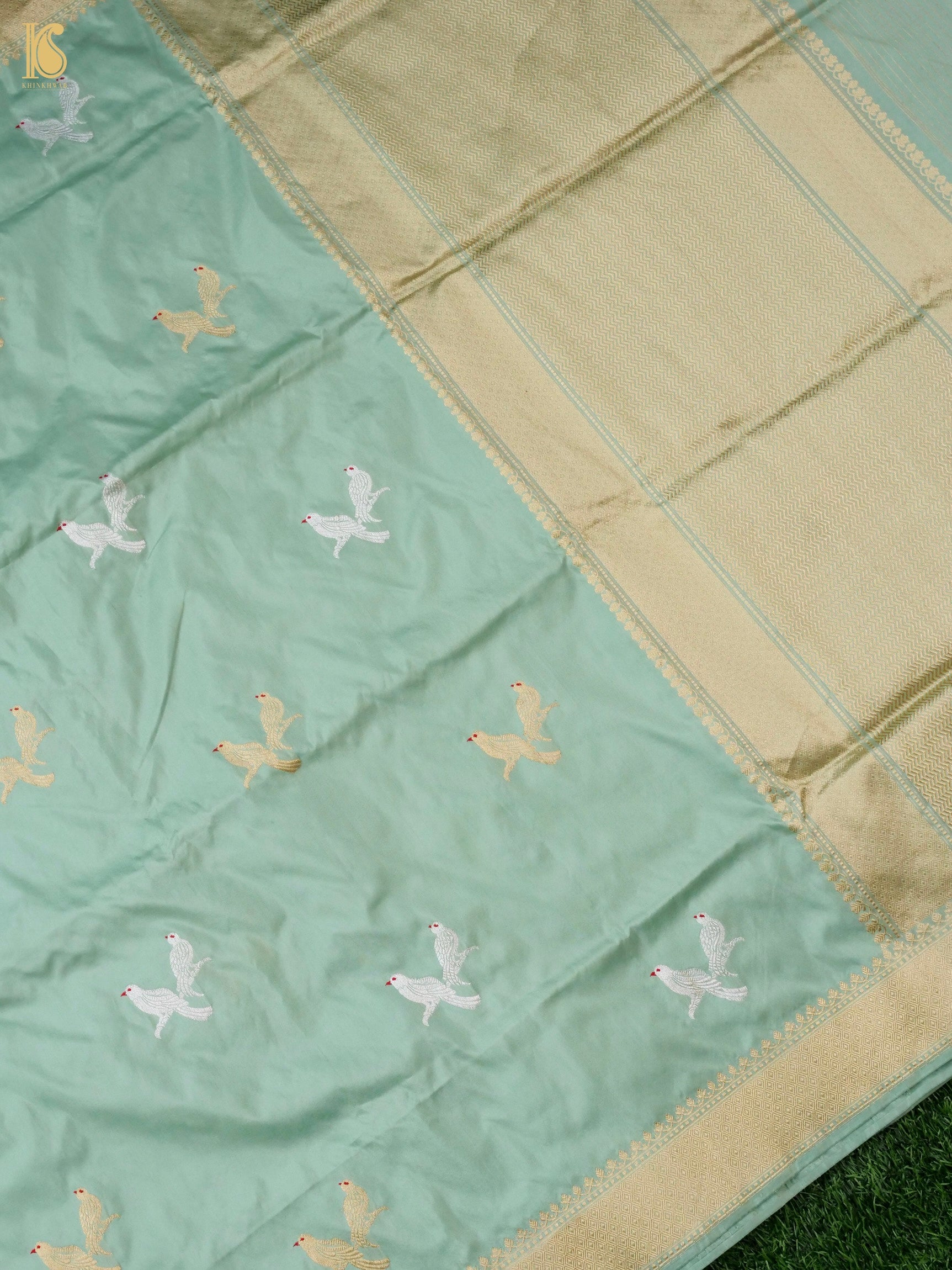 Handloom Banarasi Katan Silk Kadwa Saree