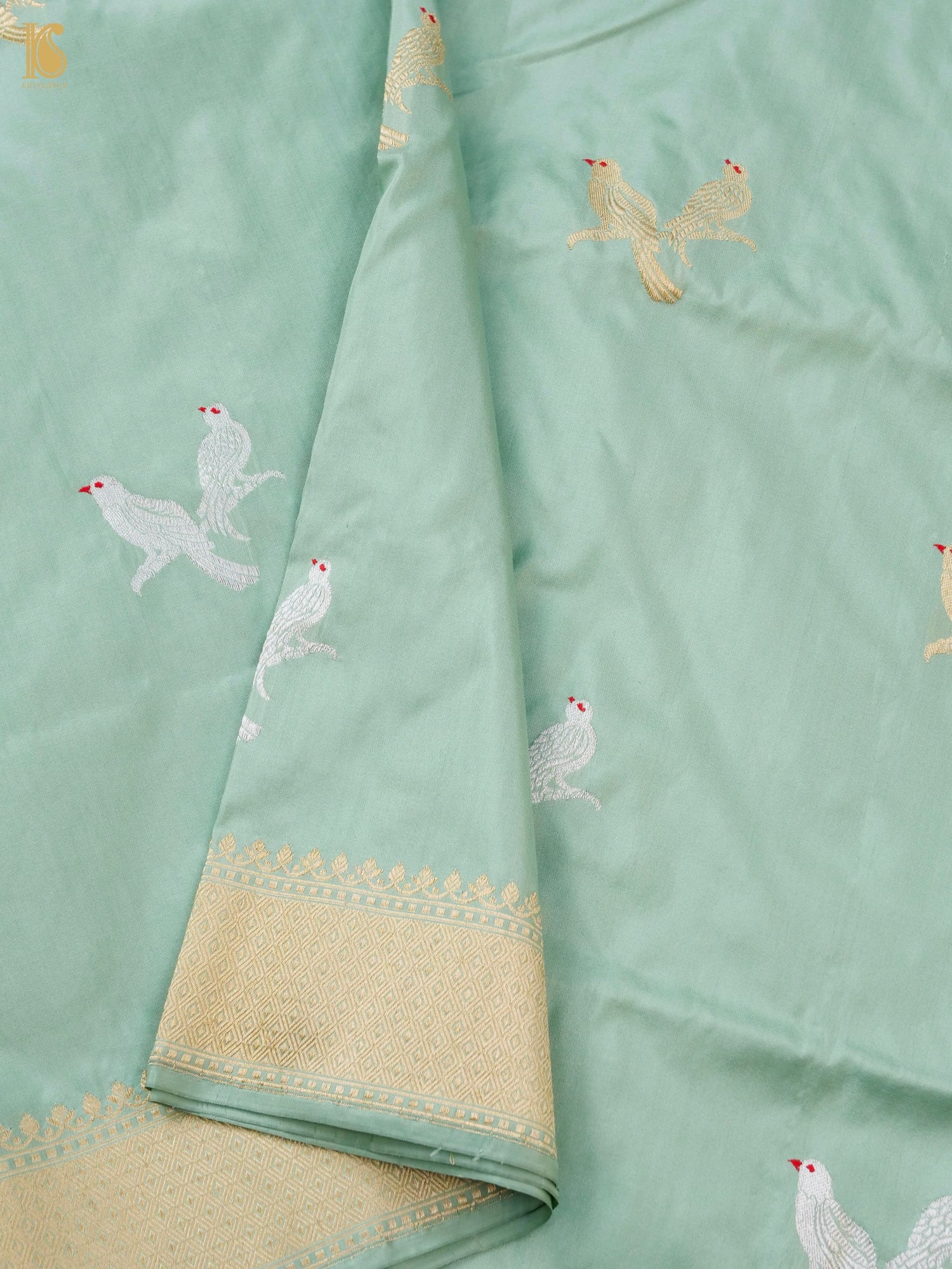 Handloom Banarasi Katan Silk Kadwa Saree
