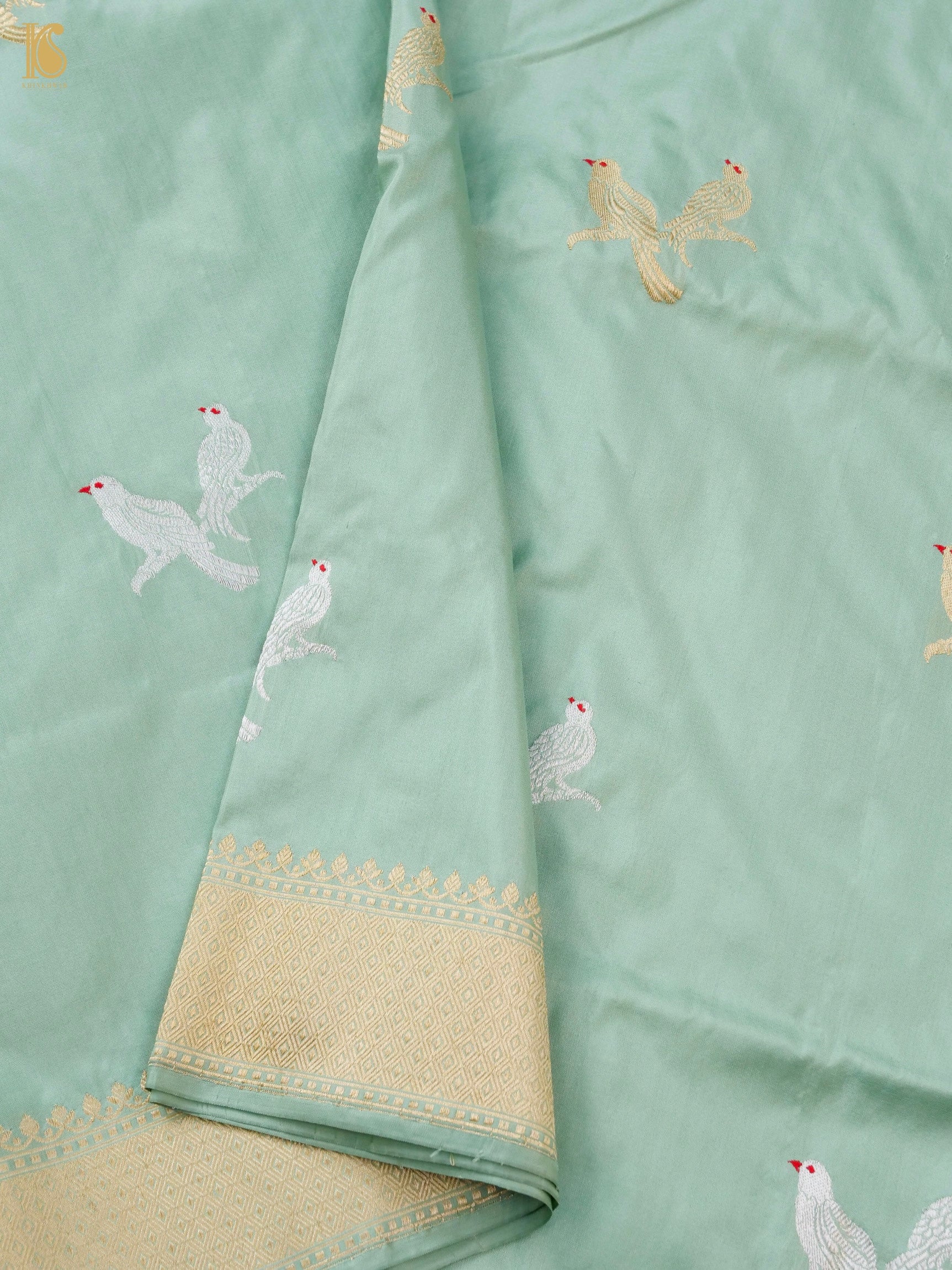 Handloom Banarasi Katan Silk Kadwa Saree