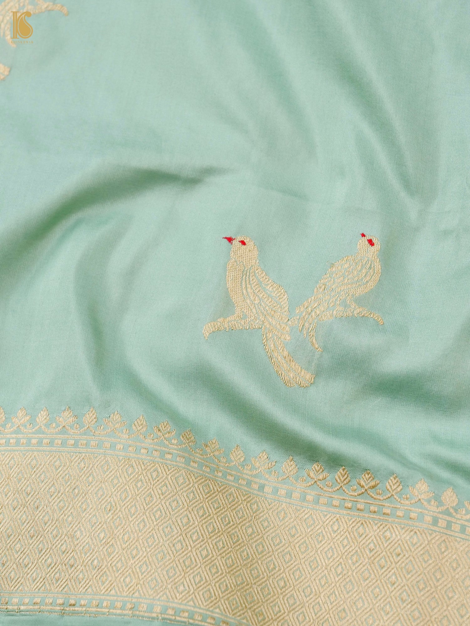 Handloom Banarasi Katan Silk Kadwa Saree