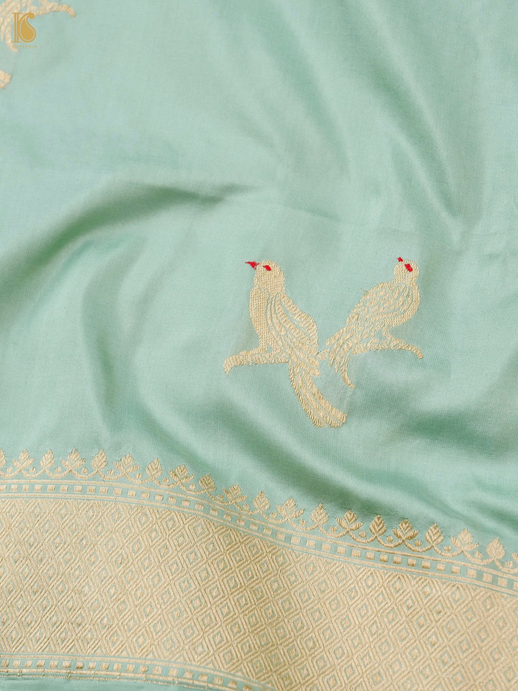 Handloom Banarasi Katan Silk Kadwa Saree